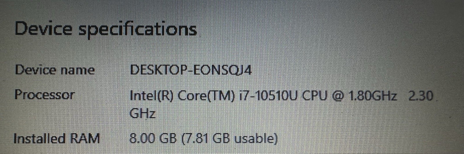 Hp 15-DA2199NIA Laptop 10th Gen i7-10510U, 8GB, 1TB HDD, NVIDIA GEFORCE MX130 2G