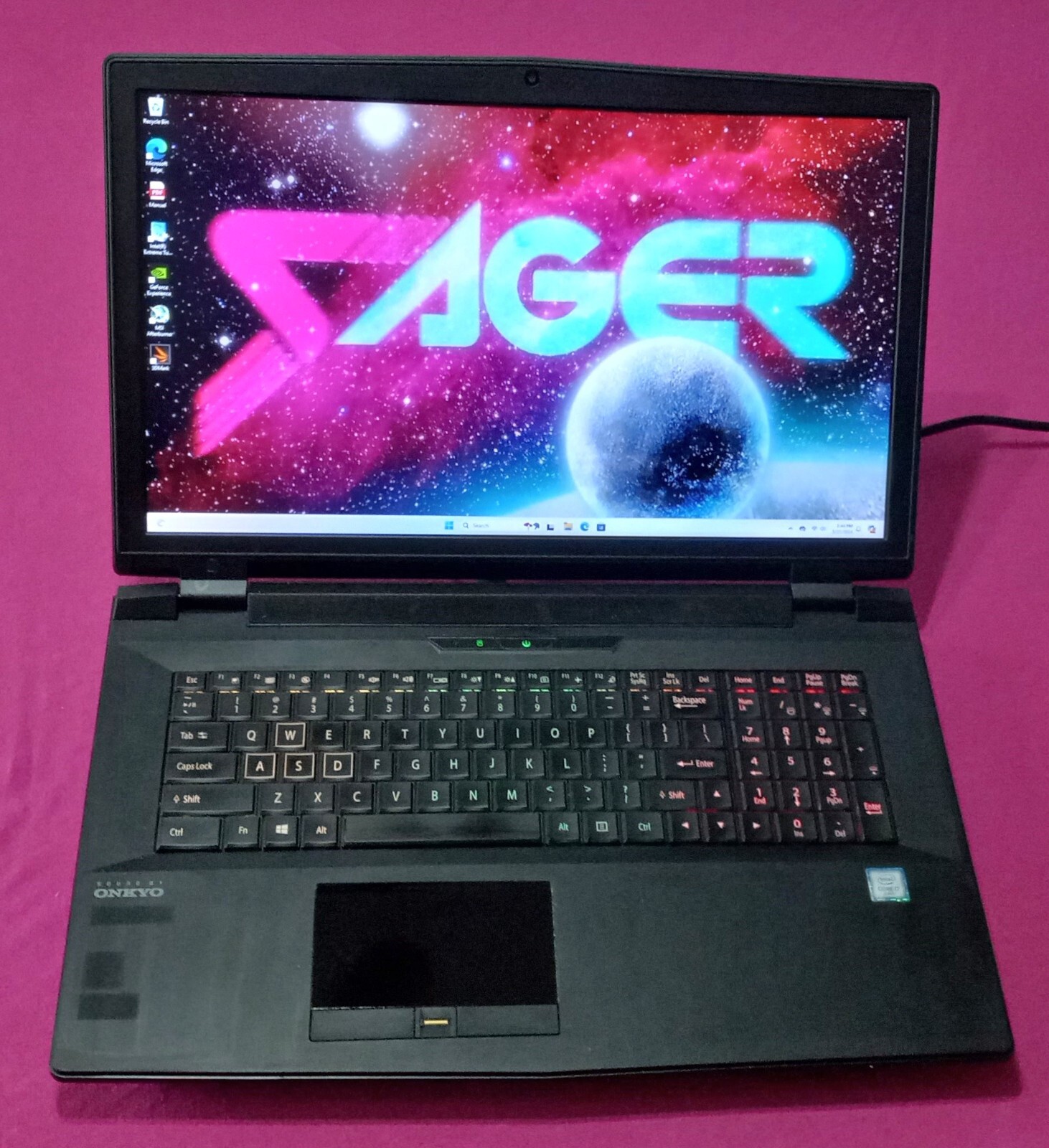 Sager Clevo P770DM NP9775 I7-6700K 2.8-4.4Ghz 48GB 1TB NVME NVIDIA P3000 W11