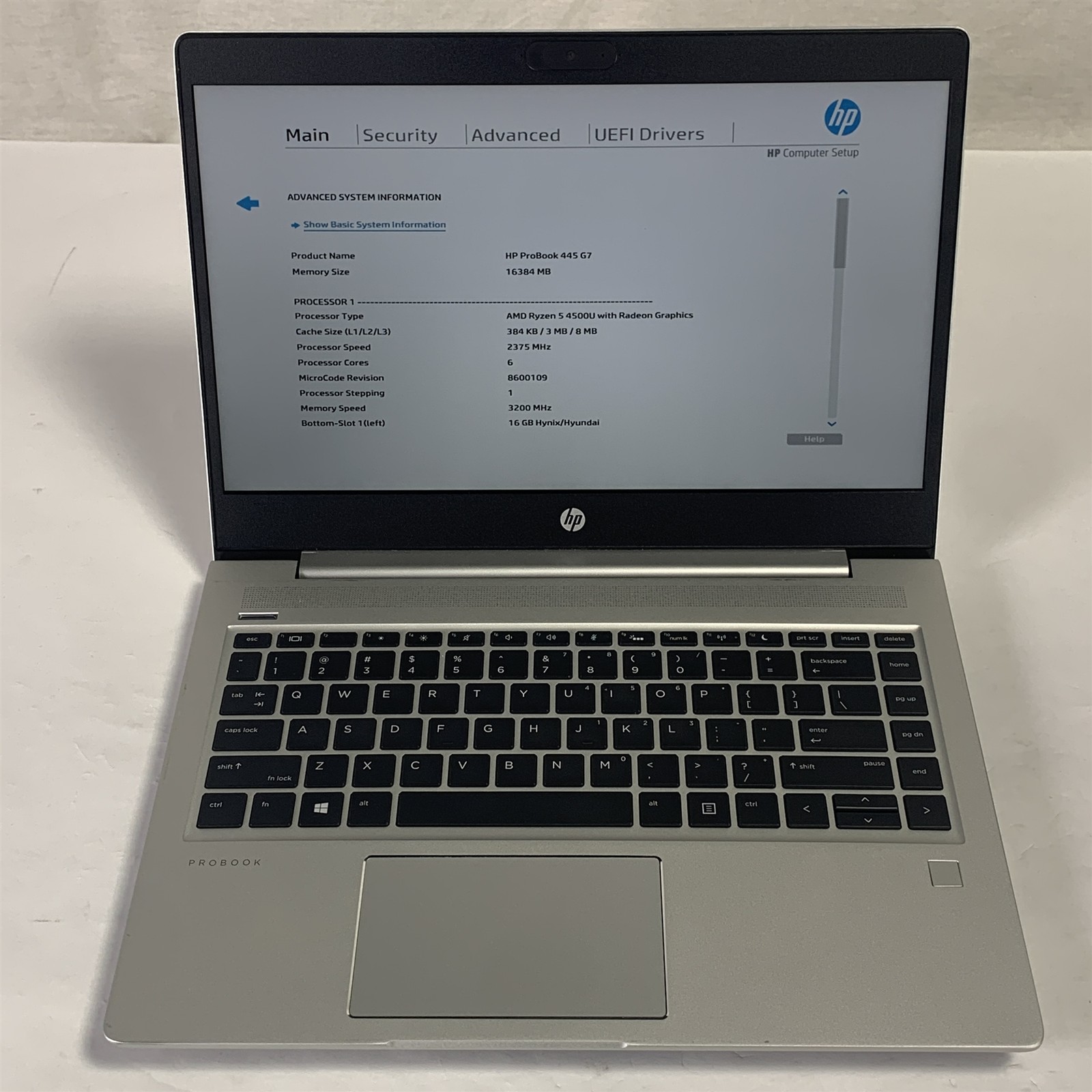 HP ProBook 445 G7 14″ Laptop Ryzen 5 4500U 2.3GHz 16GB – NO DRIVE