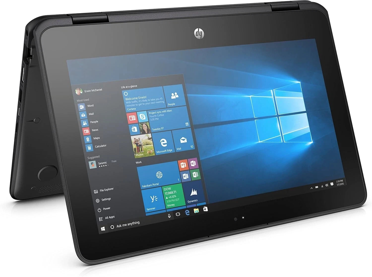 HP Probook x360 Convertible G1 EE Pentium N4200 1.1Ghz, 4GB RAM 256GB SSD 11.6″