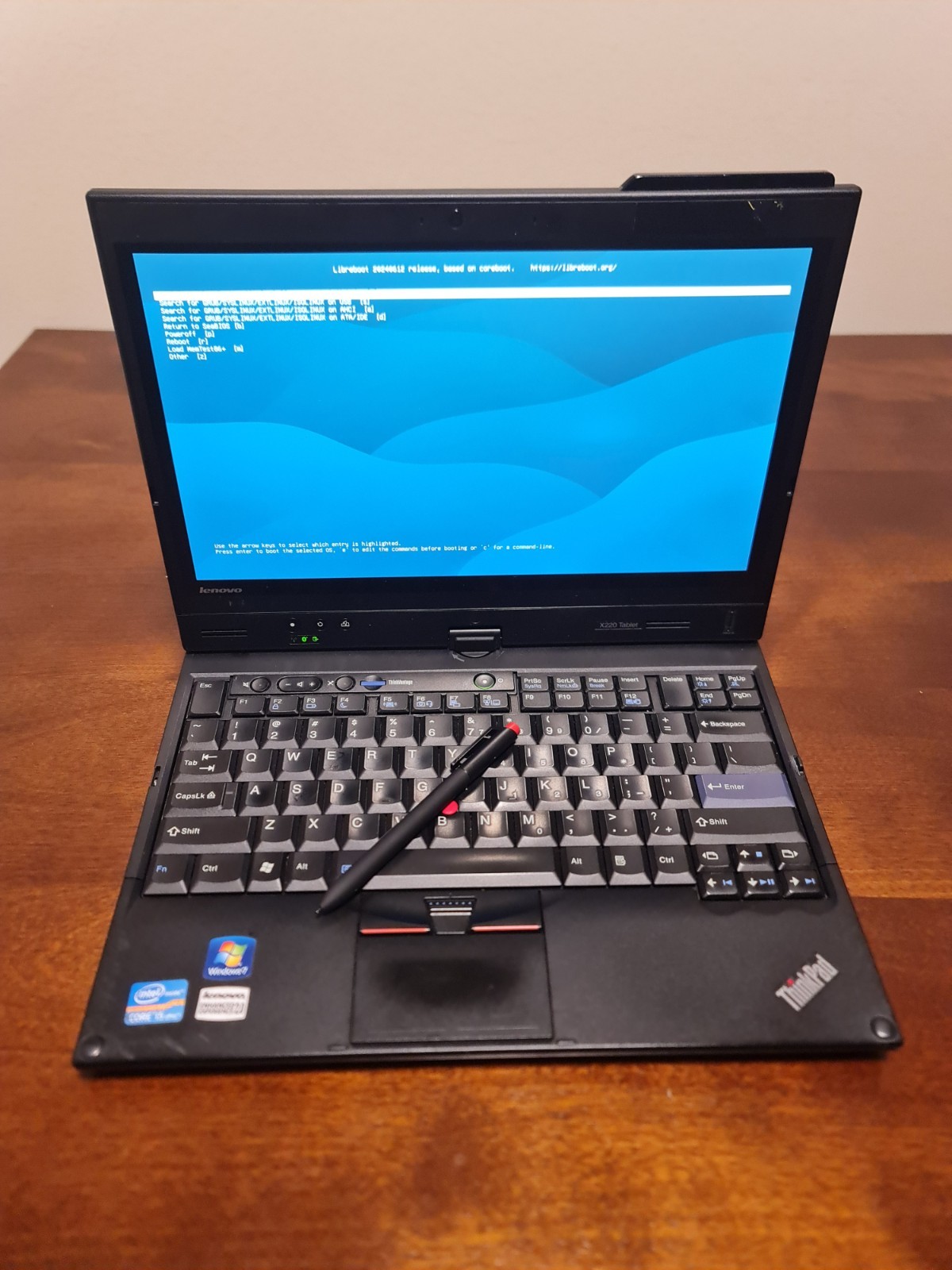 Libreboot Lenovo Thinkpad X220 Tablet IPS LCD Intel i5 16GB RAM 256GB SSD Linux