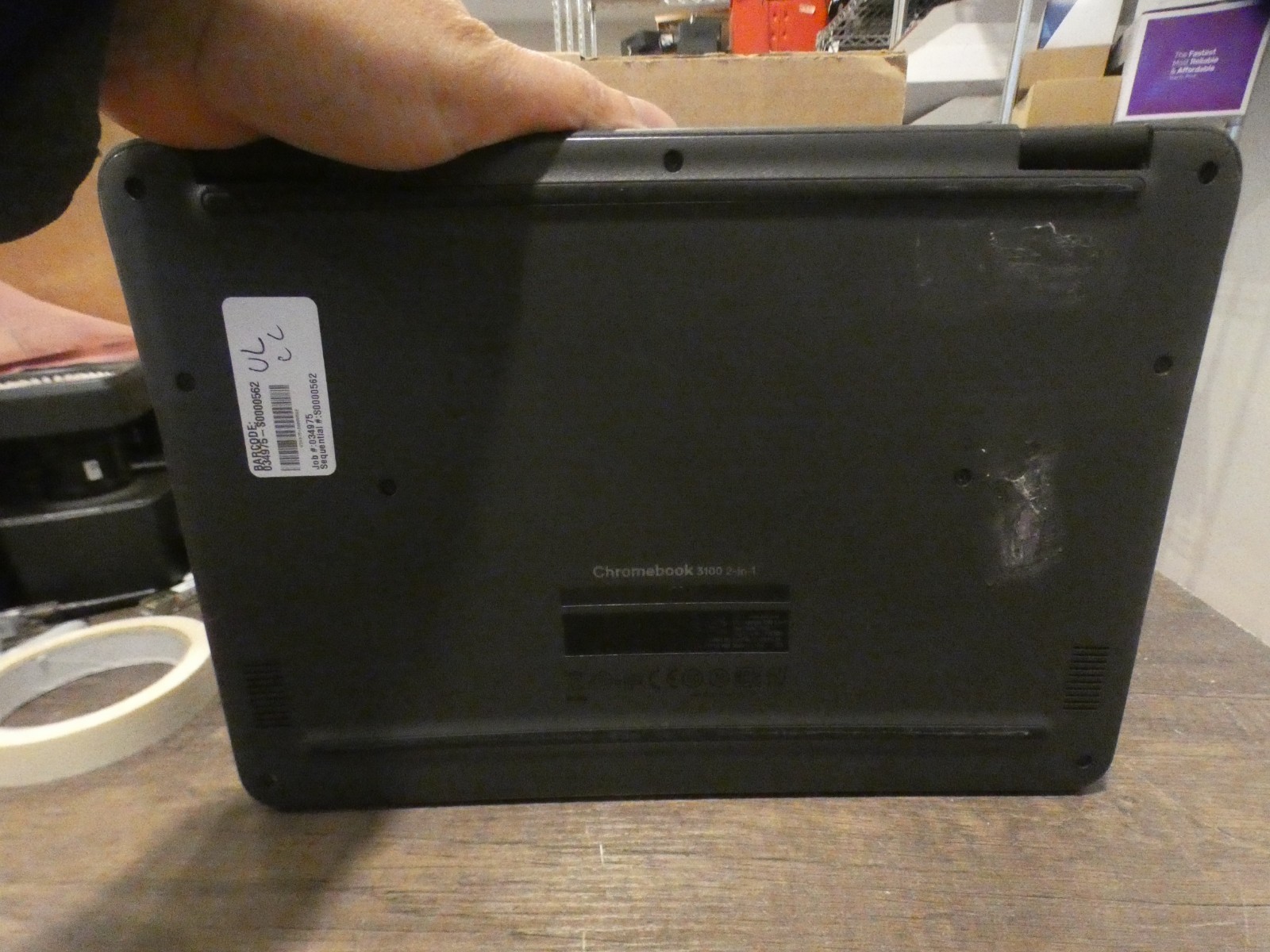Dell Chromebook 3100 2 in 1 11.6″ Touchscreen Celeron 4GB 32GB 1.1GHZ (Lot of 4)