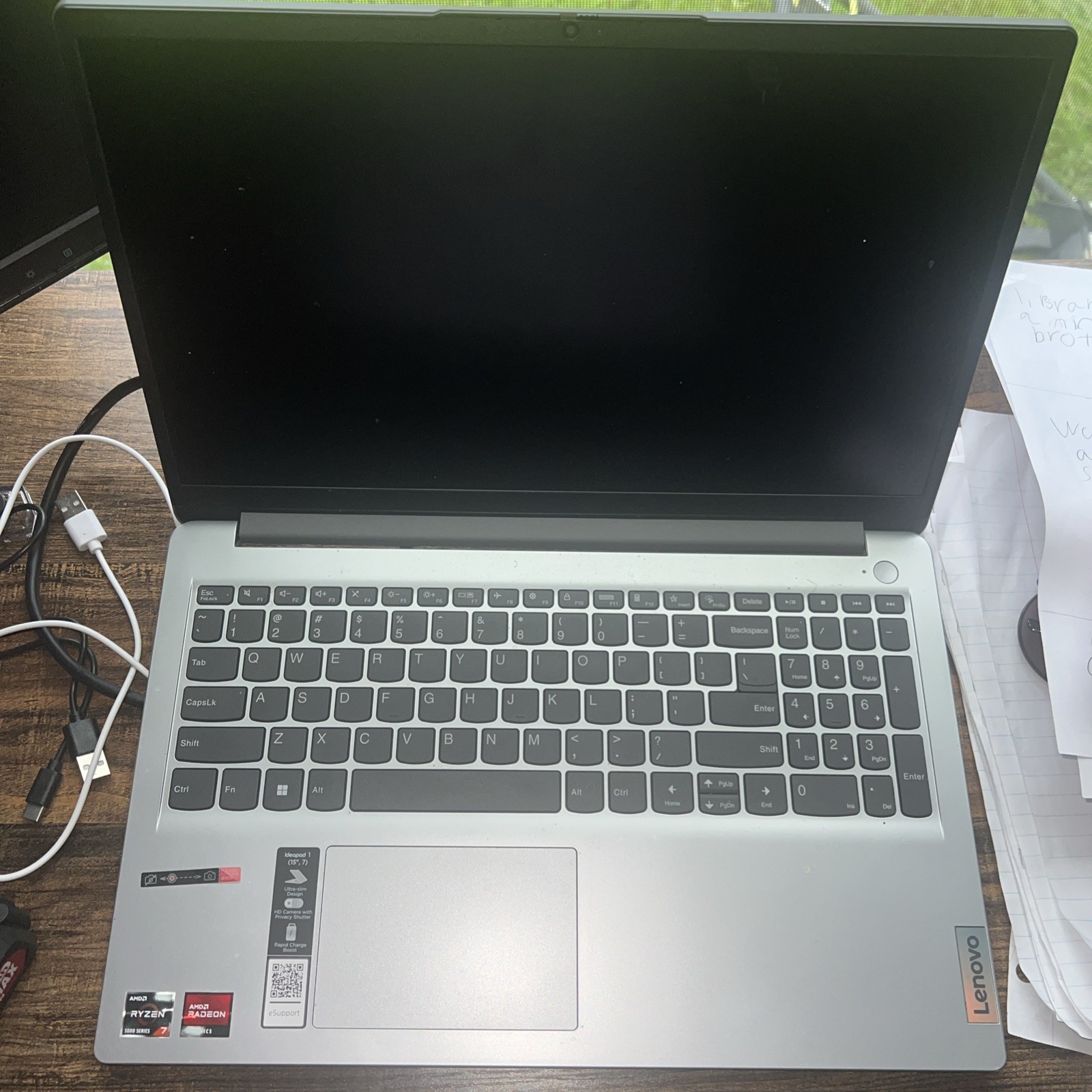 Lenovo IdeaPad 1 15.6 FHD IPS Touch Laptop AMD Ryzen 7 5700U/16GB/512GB Warranty