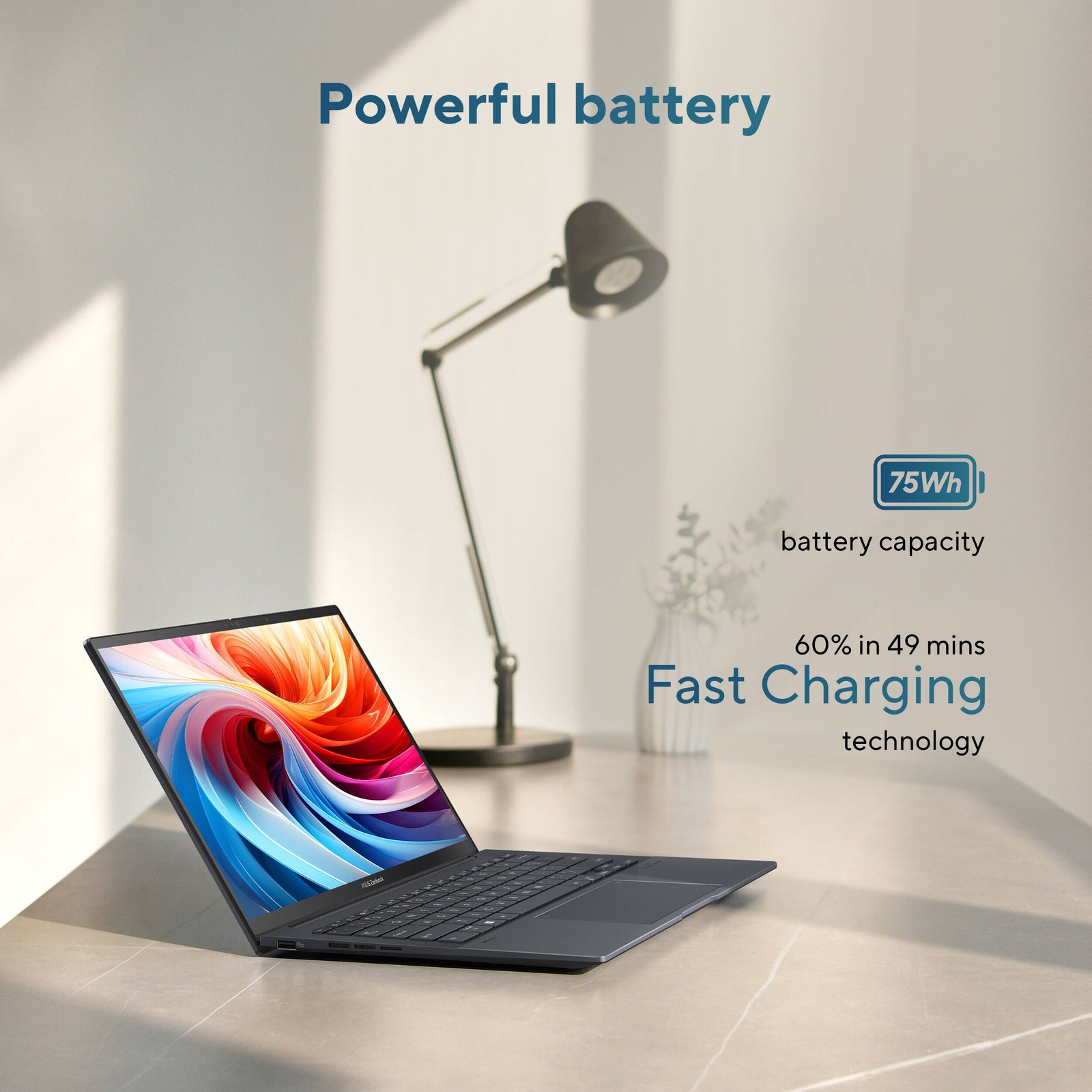 ASUS – Zenbook 14 14″ 2K OLED Touchscreen Laptop – AMD Ryzen AI 9 465 2026 – …