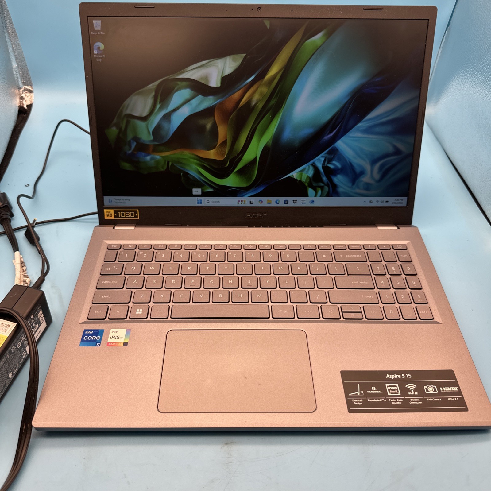 Acer Aspire 5 15 Slim Laptop Notebook 15.6″ FHD i7 16GB RAM A515-58M-7570