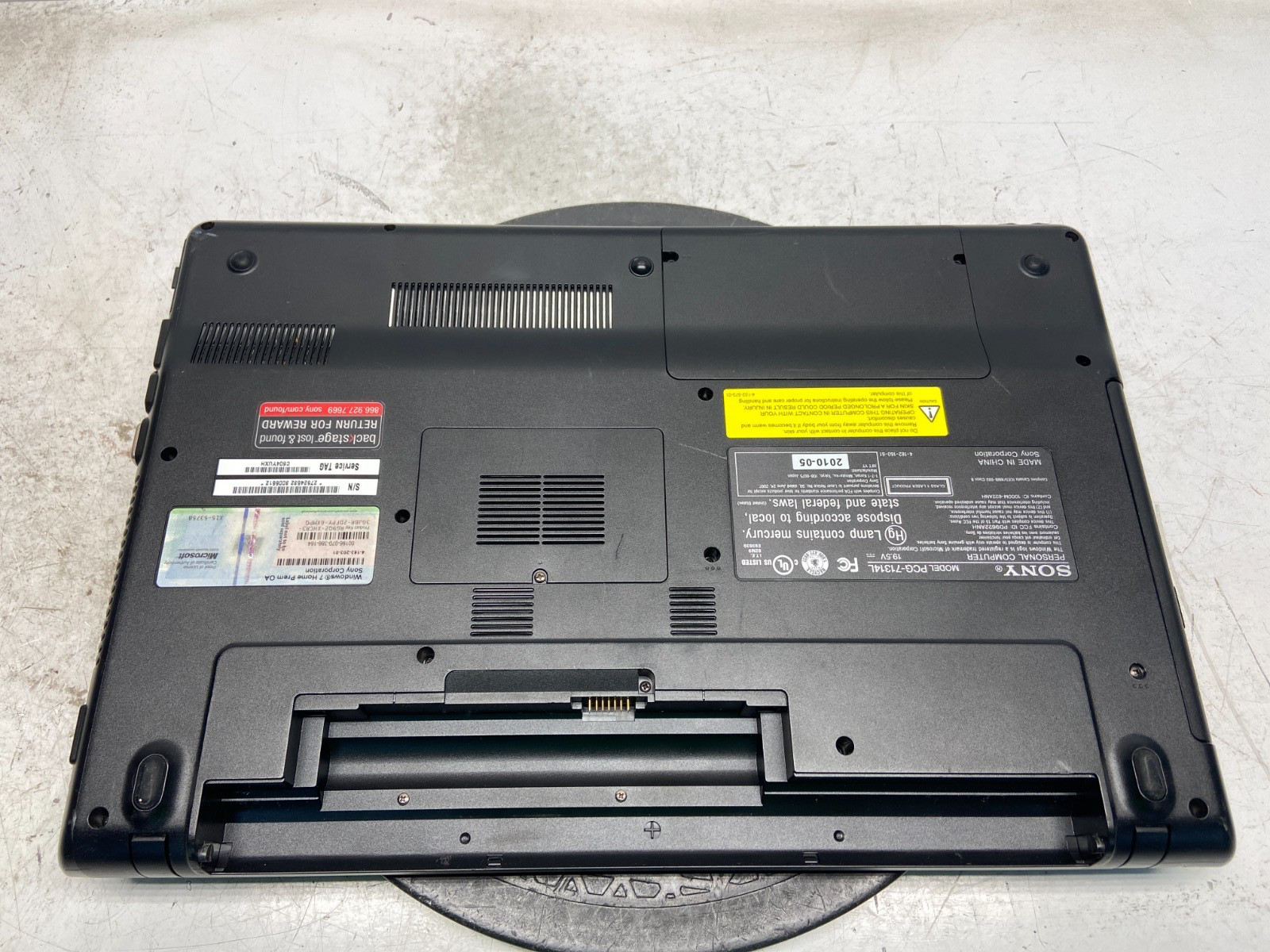 Sony Vaio VPCEB23FM Intel i3-350M 2.26GHz 4 GB NO HDD