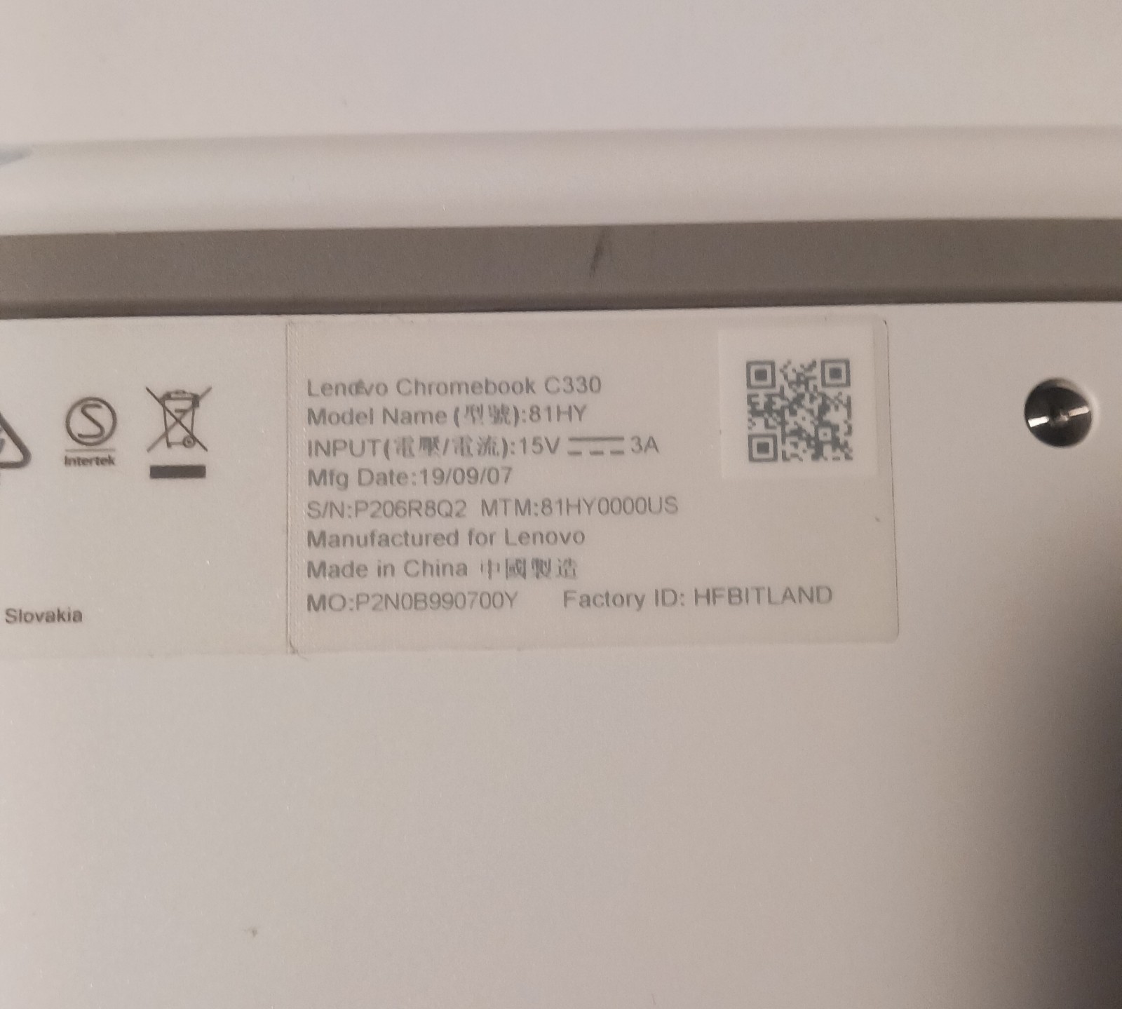 Lenovo Chromebook C330 11.6″ 64GB 4GB RAM MediaTek 2-in-1 Notebook USED