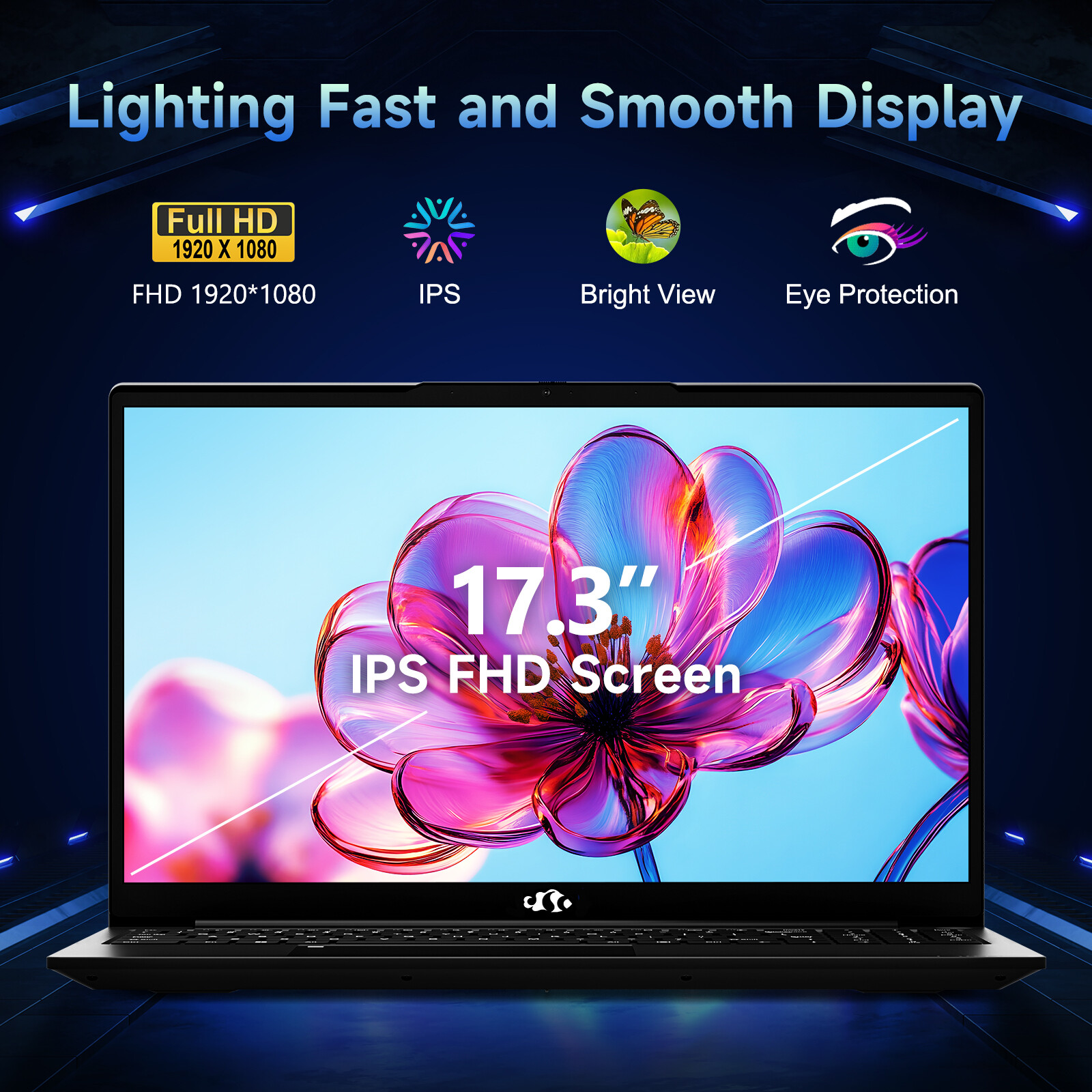 NIMO 17.3″ Gaming Laptop 16GB DDR5 RAM 1TB SSD 8 Cores AMD Ryzen 7 6800H win11 P
