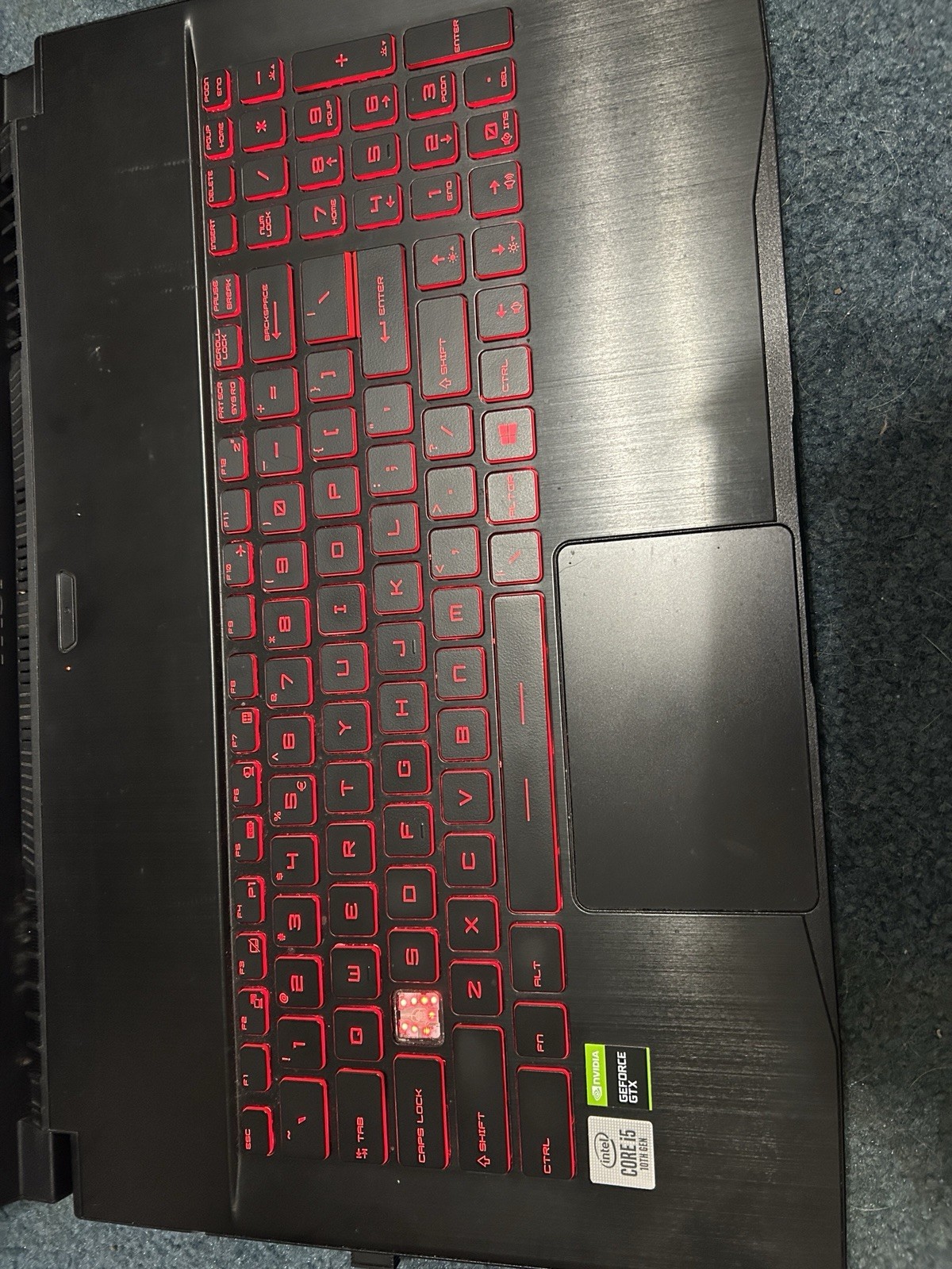 Gaming Laptop Used- Comes With Charger- One Missing Key- MSI Core i5 Nvidia Gtx