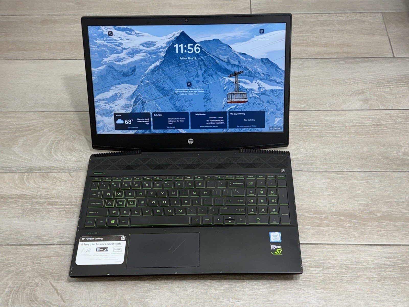 HP Pavilion 15-CX0056WM 15.6″ Core i5-8300H GTX 1050 Ti 8GB RAM 512GB SSD Win-11