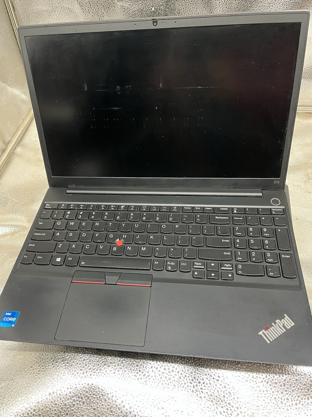 LENOVO E15 Gen2 i5-1135G7 2.40 GHz 16GB RAM No SSD No Adapter SEE PHOTOS