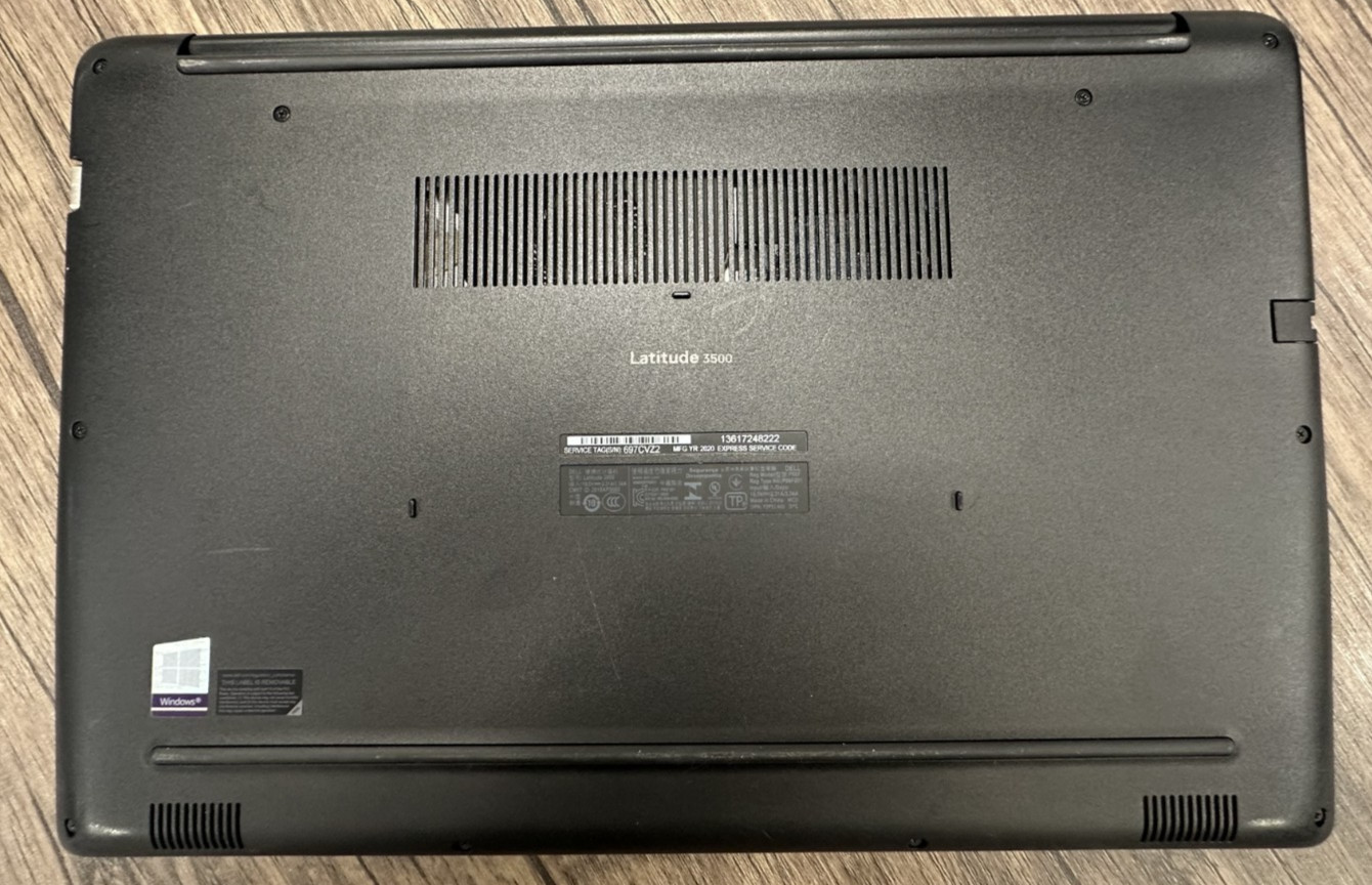 DELL Latitude 3500 i5 8265U -8th Generation 1.60GHz 16GB RAM 256GB NVME