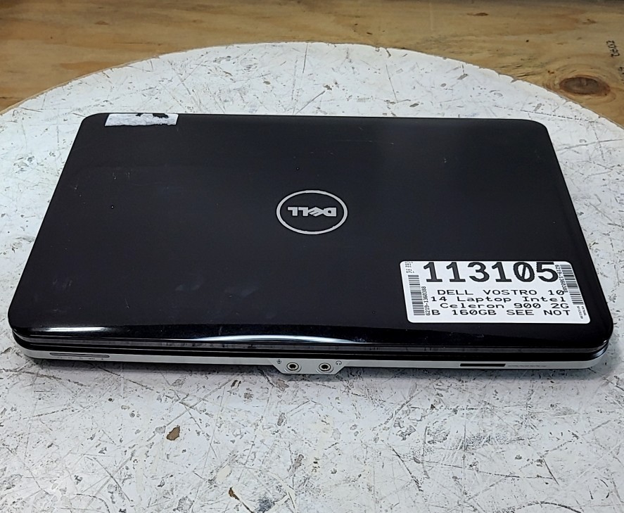 DELL VOSTRO 1014 Laptop Intel Celeron 900 2GB 160GB SEE NOTES
