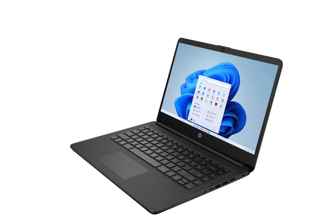 New HP Essential Laptop Computer 14″ HD Intel Celeron 4 GB memory; 64 GB eMMC