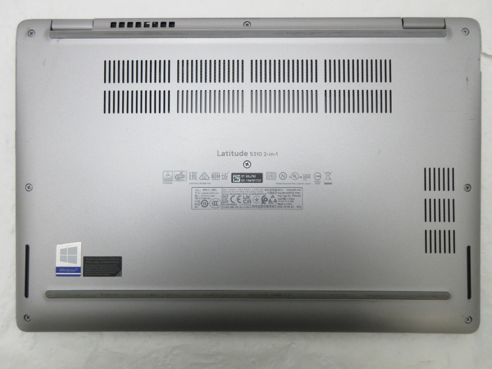 Dell Latitude 5310 13.3″ : i7-10610U 1.8GHz : 16GB RAM : 512GB SSD : Grade C