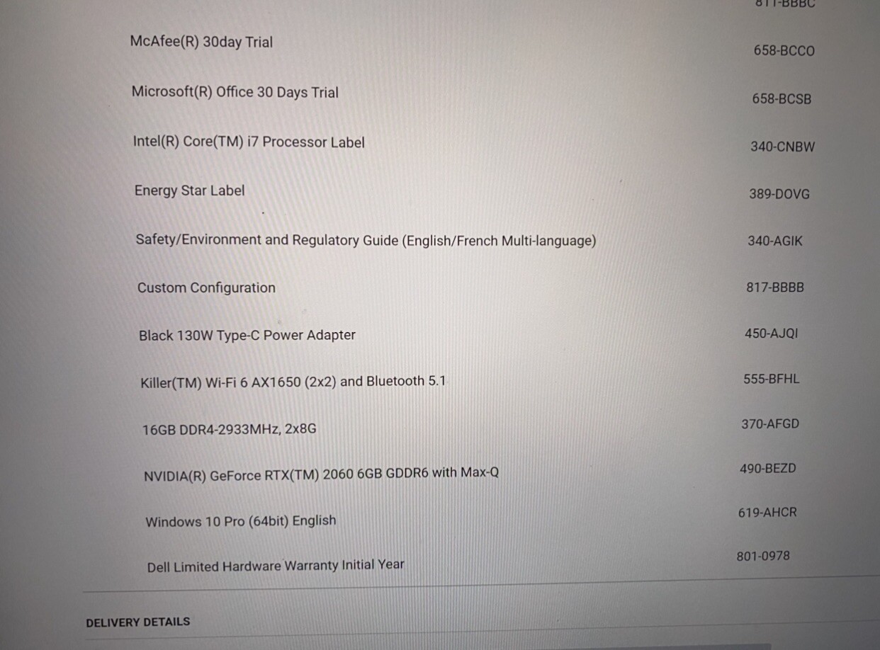 Dell XPS 17 9700 (2020) I7-10875H 1TB SSD 32GB RAM 17.0″ 4K TOUCH RTX 2060 6GB,