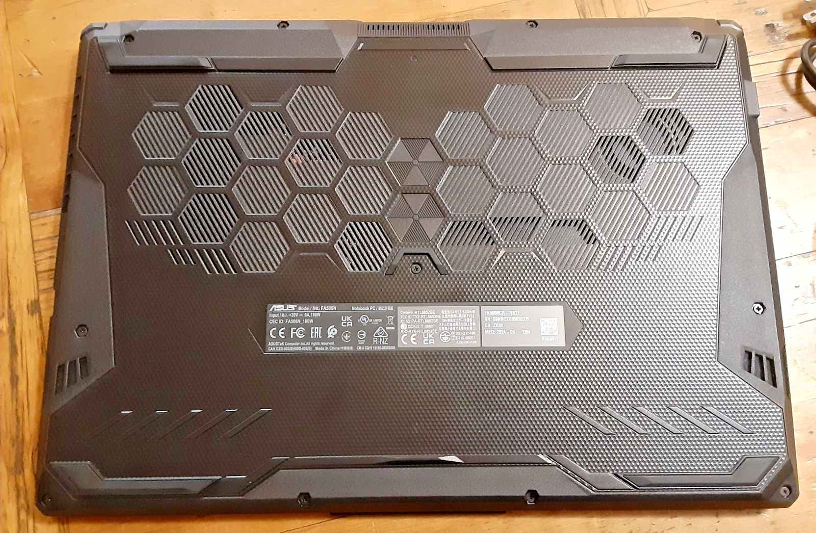 Asus Tuf Gaming A15 Laptop, AMD Ryzen 7, 8GB Ram, 500GB SSD, GeForce RTX 3050