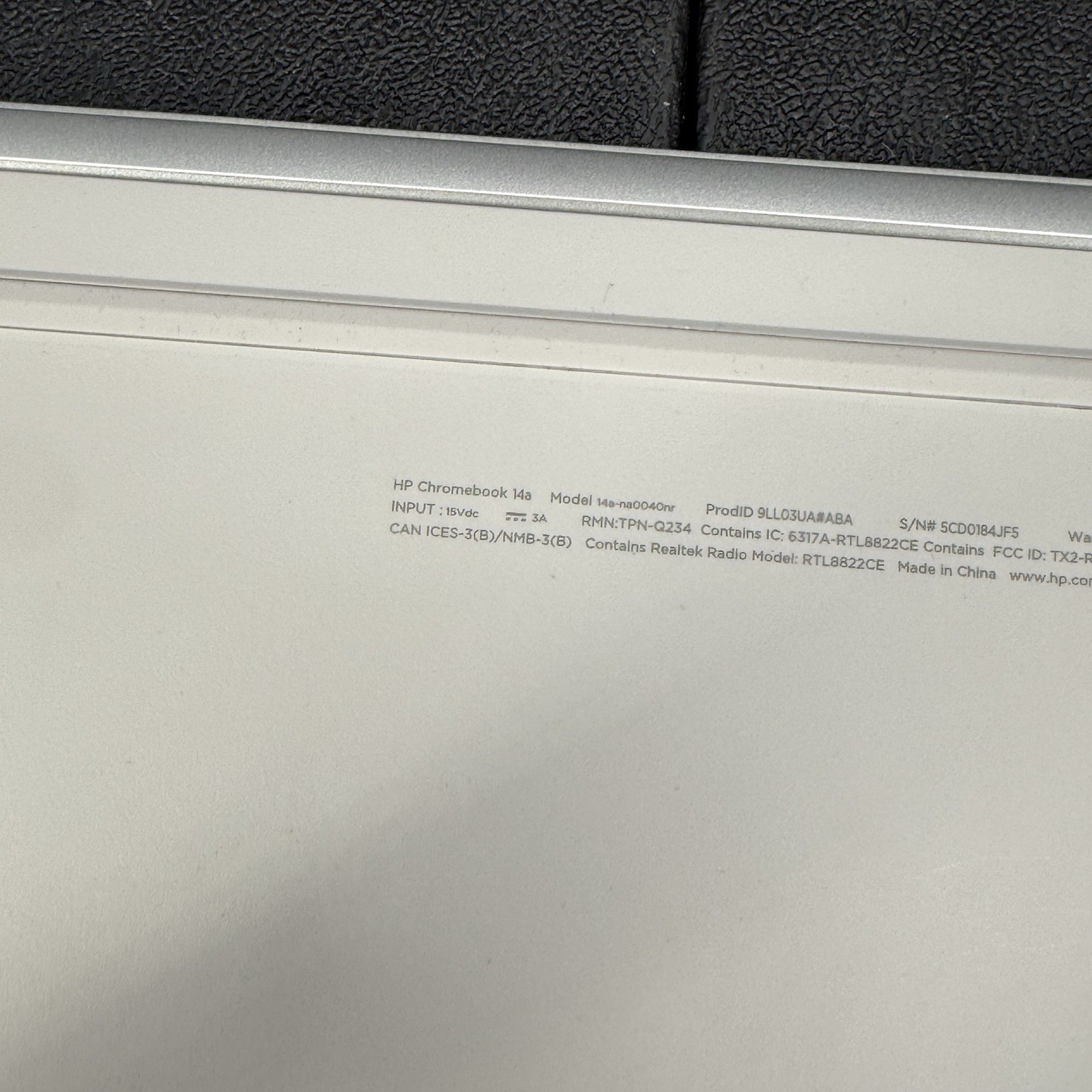 HP Chromebook 14a-na0040nr,” FHD Intel Celeron N4120 4GB RAM, 32GB eMMC