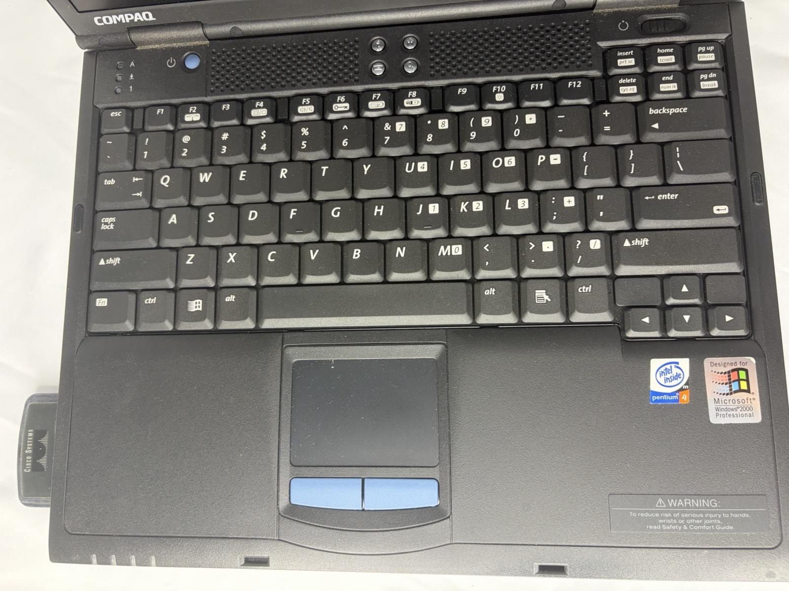 Compaq Evo N610c Vintage Laptop / No Adapter
