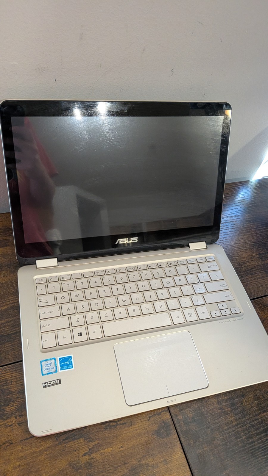 ASUS UX360C Notebook PC intel core m3-7Y30 8GB. FOR PARTS
