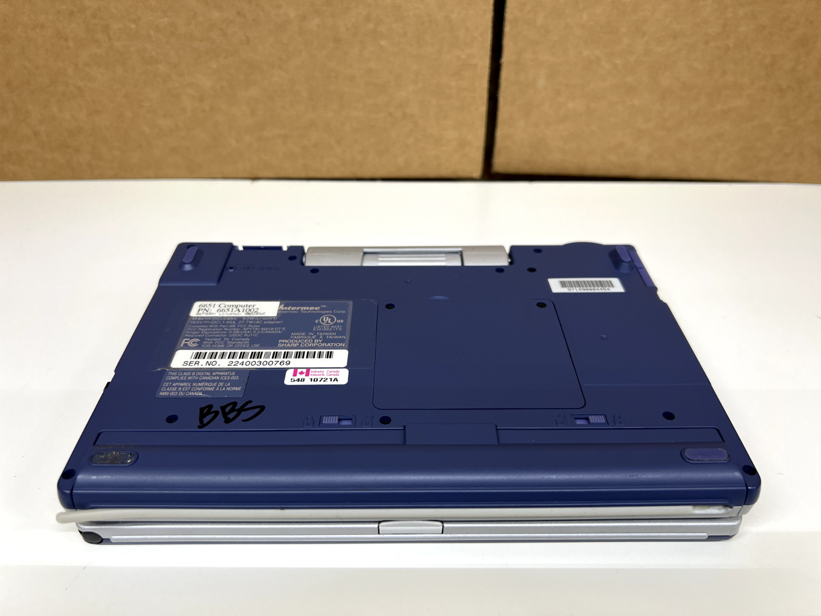 RARE Handheld Touch Laptop Intermec 6651 | Vintage Win CE 2000 | Collectible