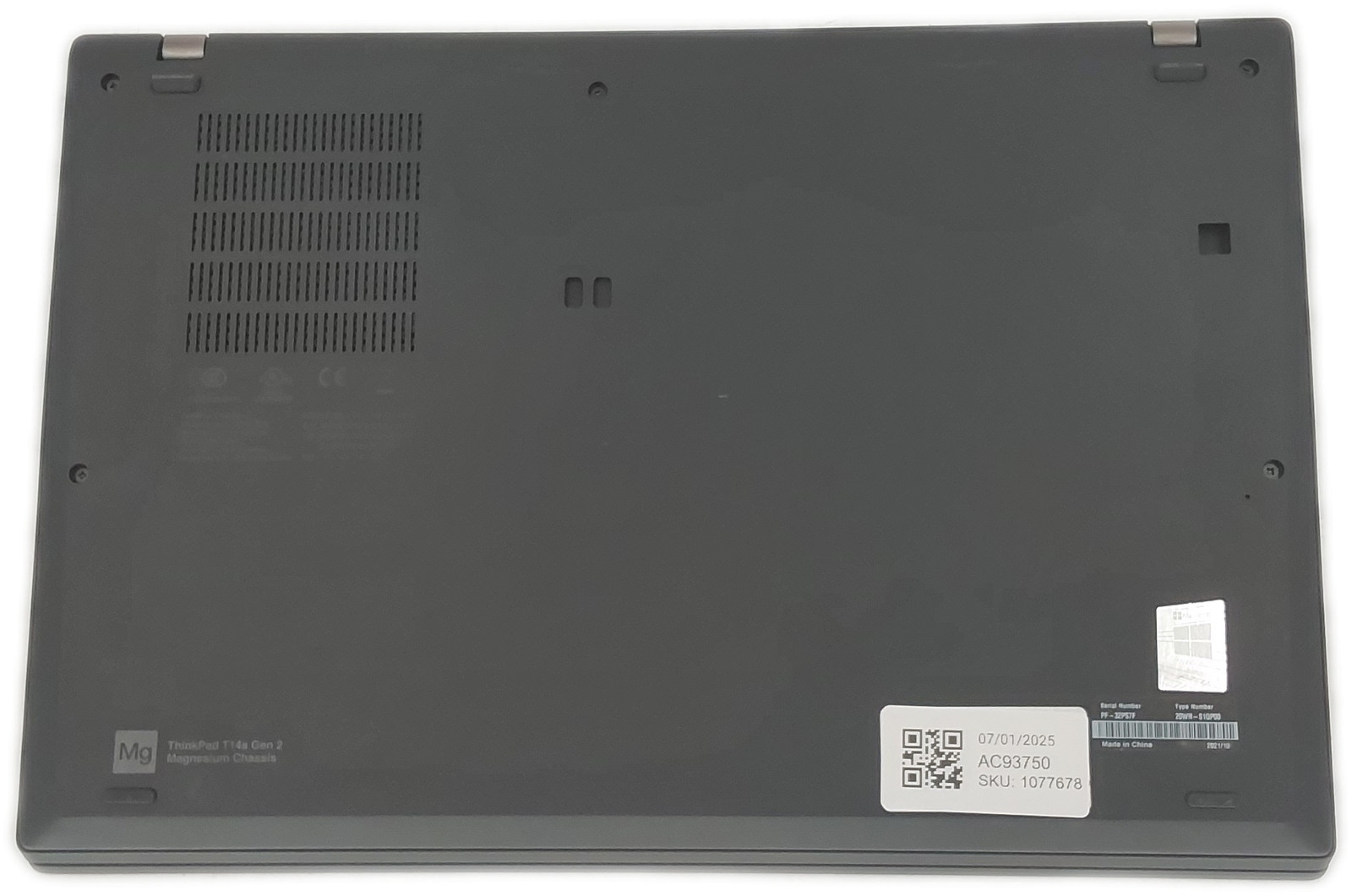 Lenovo ThinkPad T14s Gen 2i, i5 11th Gen, 8GB RAM, 256GB SSD Win 11 Home
