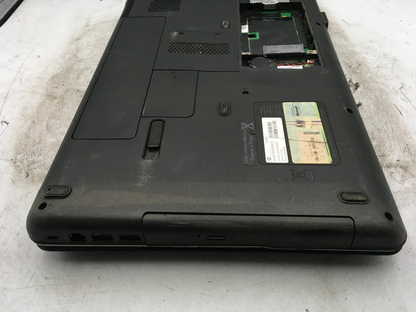 HP G60 LAPTOP – BOOTS TO BIOS – INTEL CORE 2 DUO – 3GB RAM – READ DESCRIPTION-BB