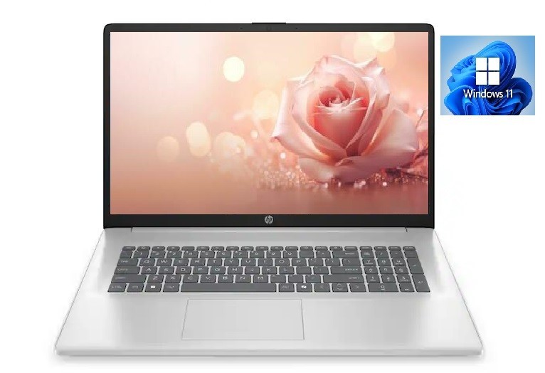 HP 17.3″ HD+ Laptop, Intel 8-Core i3-N305 CPU, 16GB RAM 512GB SSD, Win11