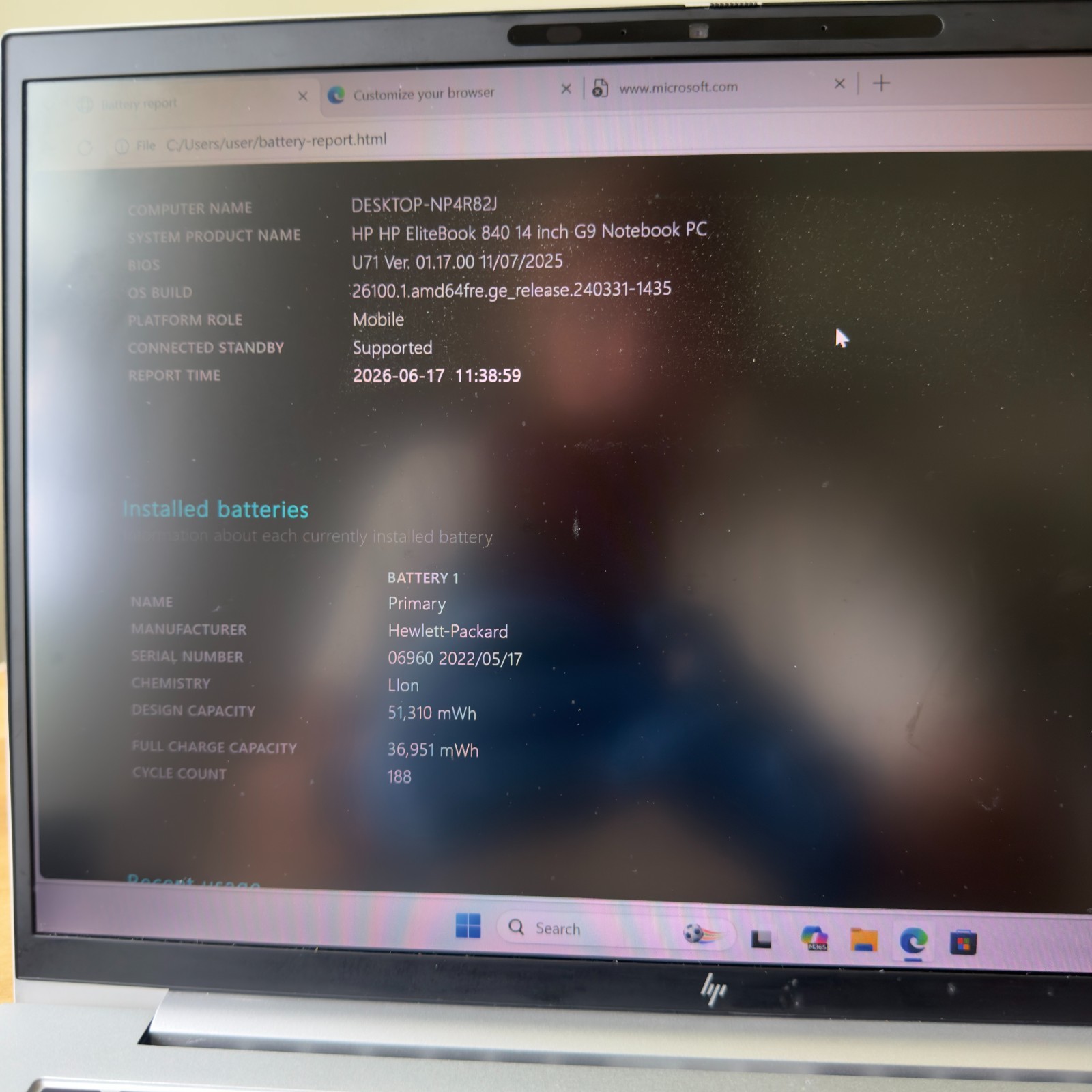 HP EliteBook 840 G9 14” 512GB SSD Intel i7-1265U 16GB RAM w Charger – Fair