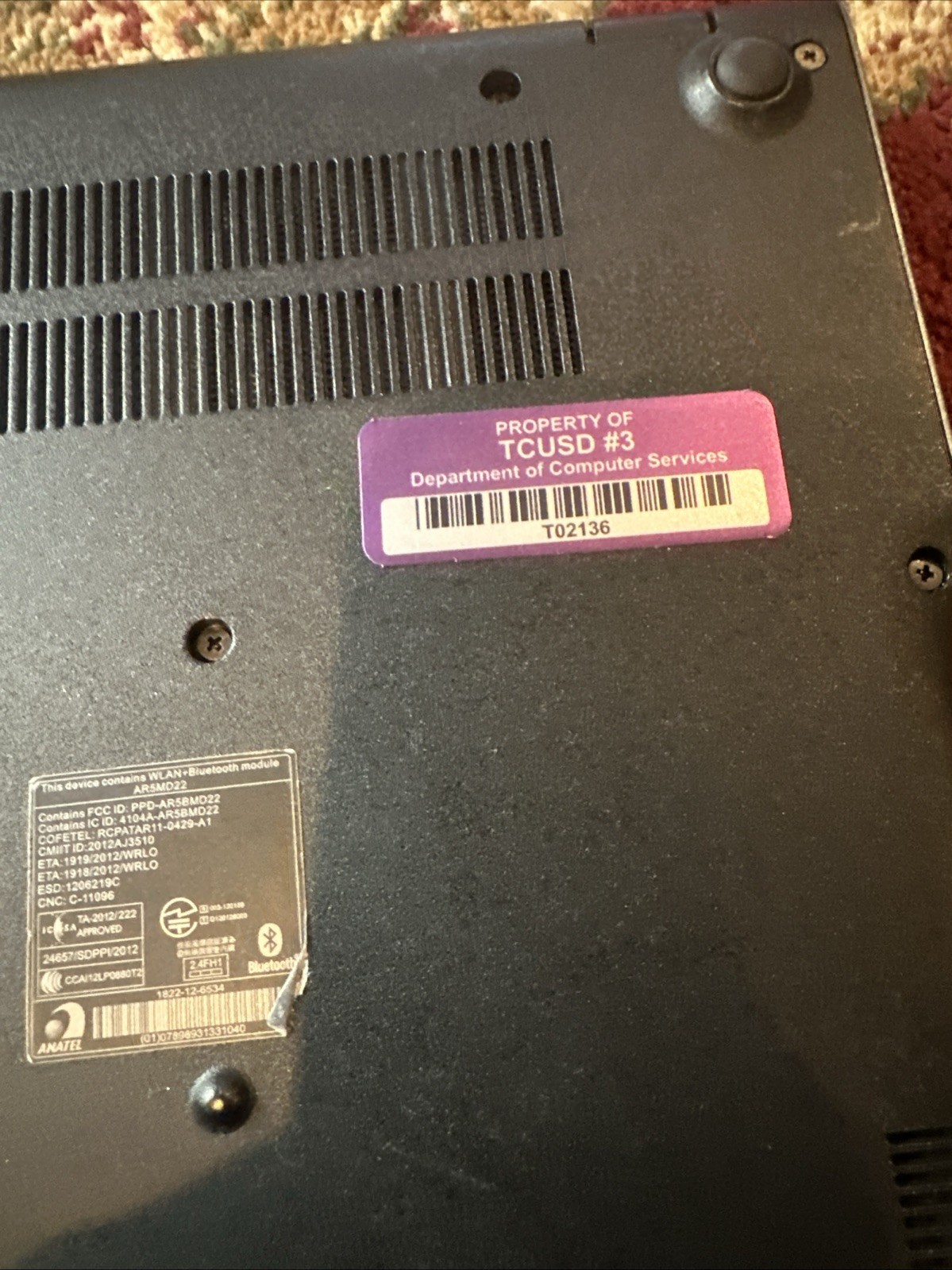 ACER CHROMEBOOK C720 ZHN – Untested