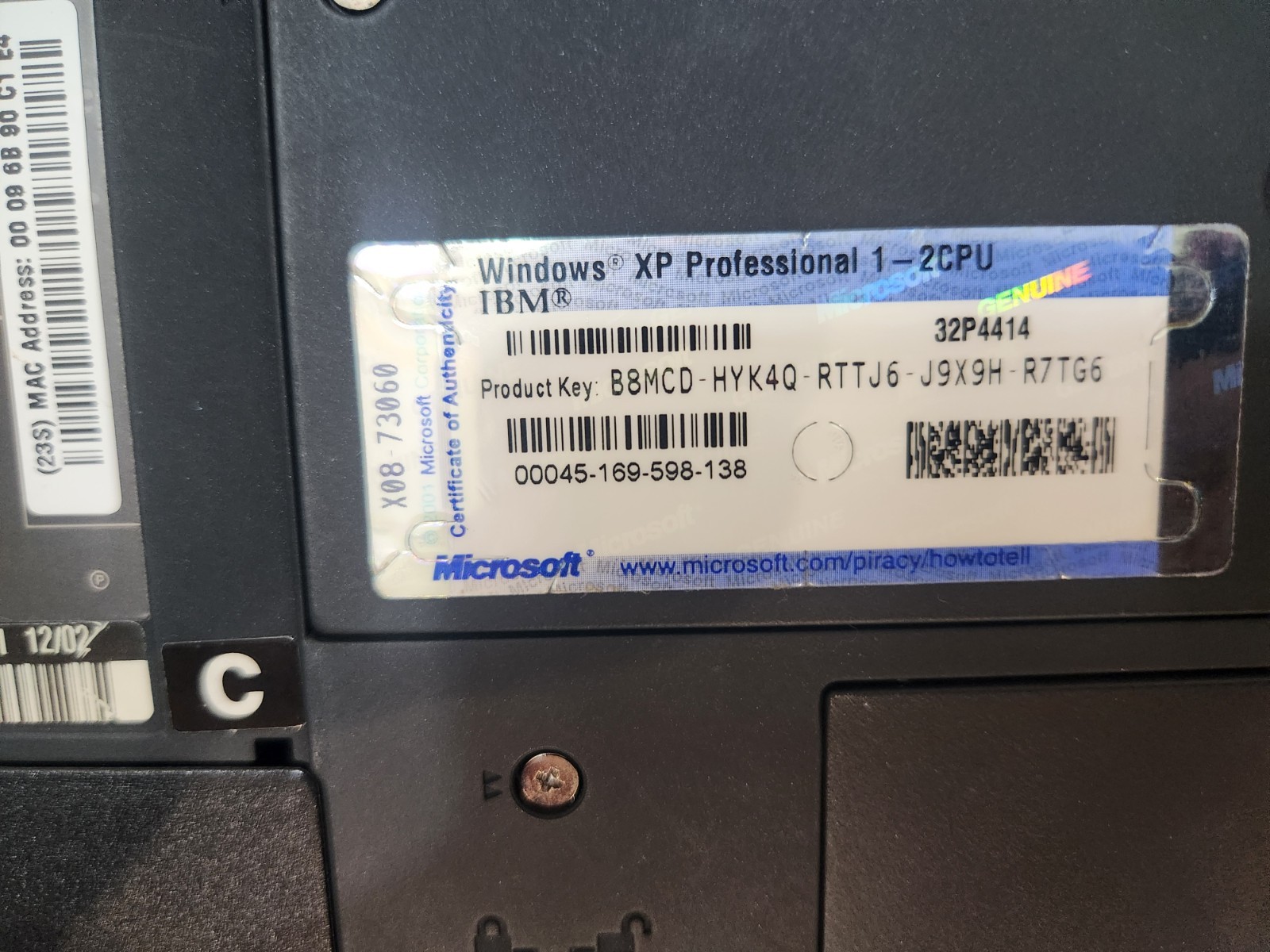 IBM ThinkPad T30 2366-81U Laptop Pentium 4-M 1.8GHz 256MB 40GB Windows 2000…