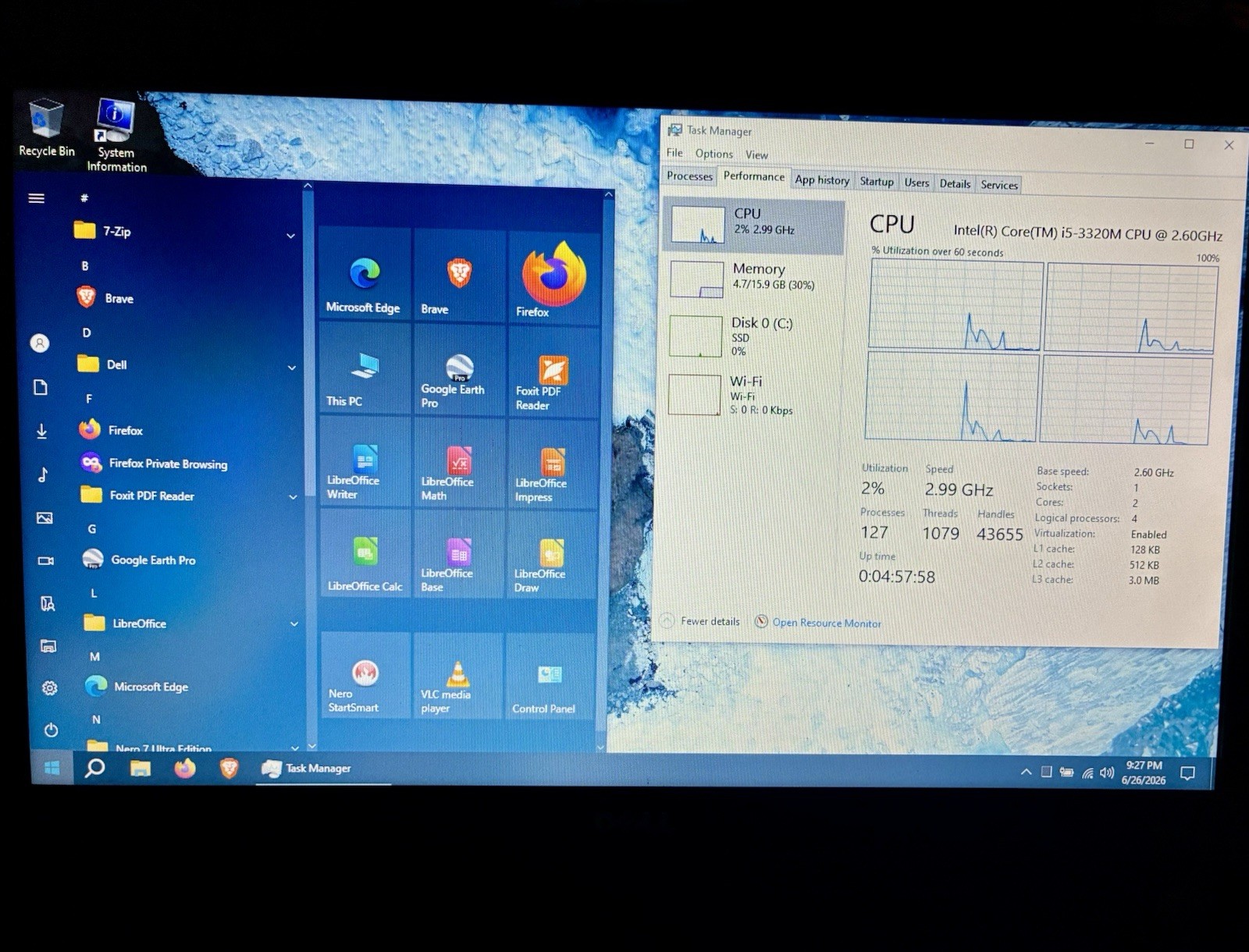 Dell Latitude E5530 (512GB SSD, Intel Core i5 3rd Gen, 2.90 GHz, 16GB) Laptop.