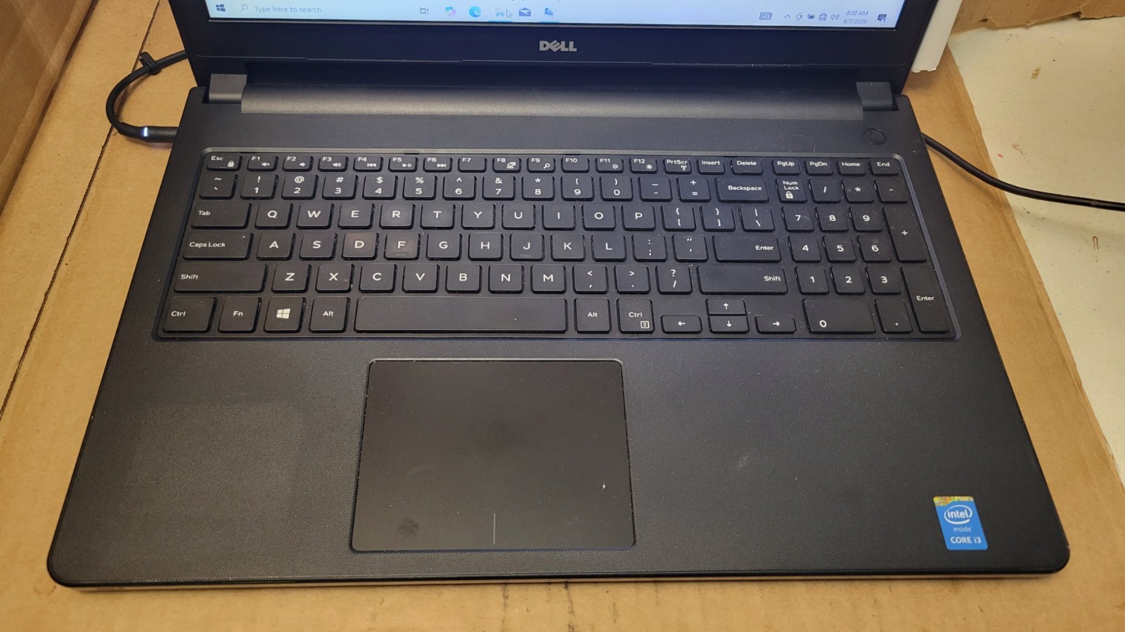 Dell Inspiron 5558 Laptop – Intel i3-4005U 1.7Ghz – 4GB RAM – 500GB HDD – Win 10