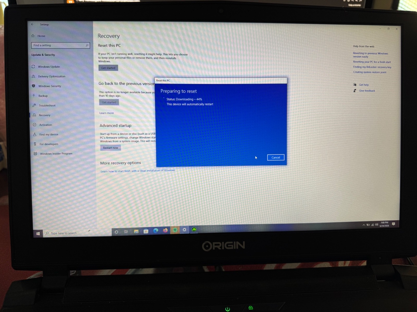 ORIGIN MODEL EON15-X 16.0 GB RAM, Intel Core i7-4790K CPU 4.00GHzGeForce GTX 980