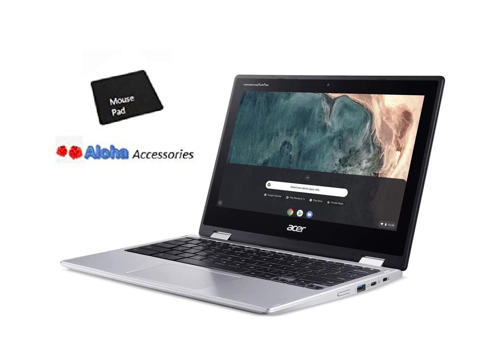 acer 11.6″ Touchscreen Convertible Spin 311Chromebook Laptop 32GB Storage Silver
