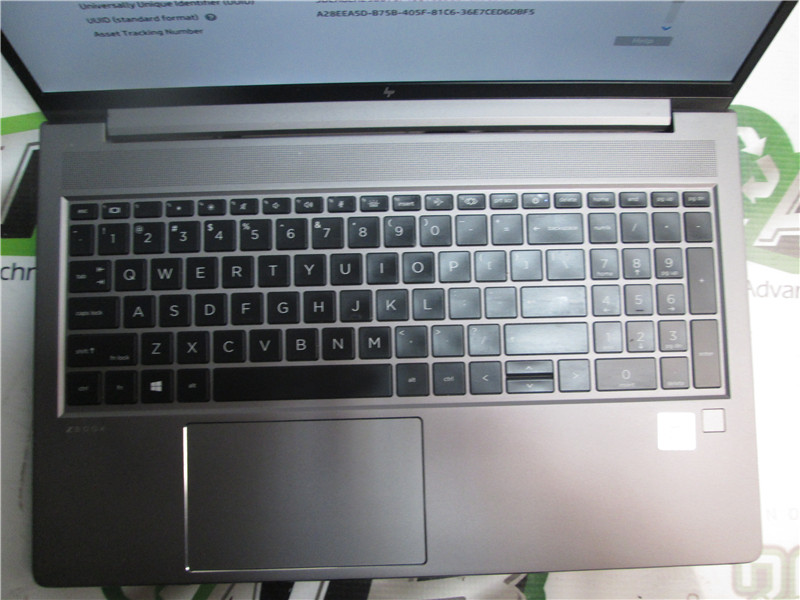 HP ZBook G7 Laptop i7-10850H 2.7GHz 32GB 512GB SSD Windows 11 Pro COA Used Fair