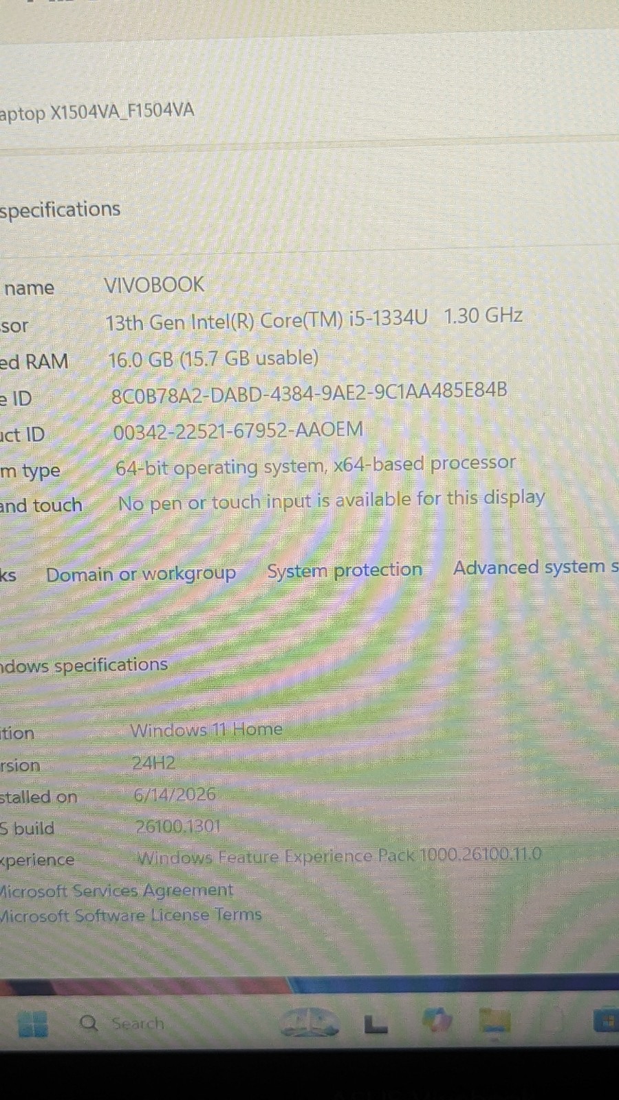 ASUS Vivobook 15.6″ Laptop i5-13thG 16GB RAM 512GB SSD M2 Solid+ Cargador