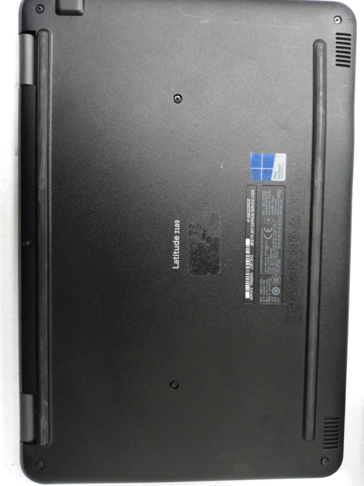 Dell Latitude 3189 2-IN-1 Celeron N3350 CPU 1.10GHz 4GB RAM 64GB NO OS NO ADAPTE