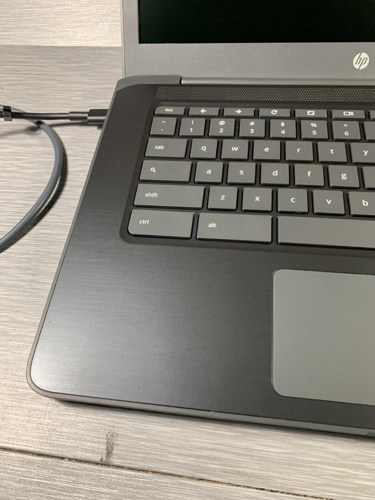 HP Chromebook 14-CA061DX 14″ Touchscreen Intel Celeron Laptop Gray | For Parts