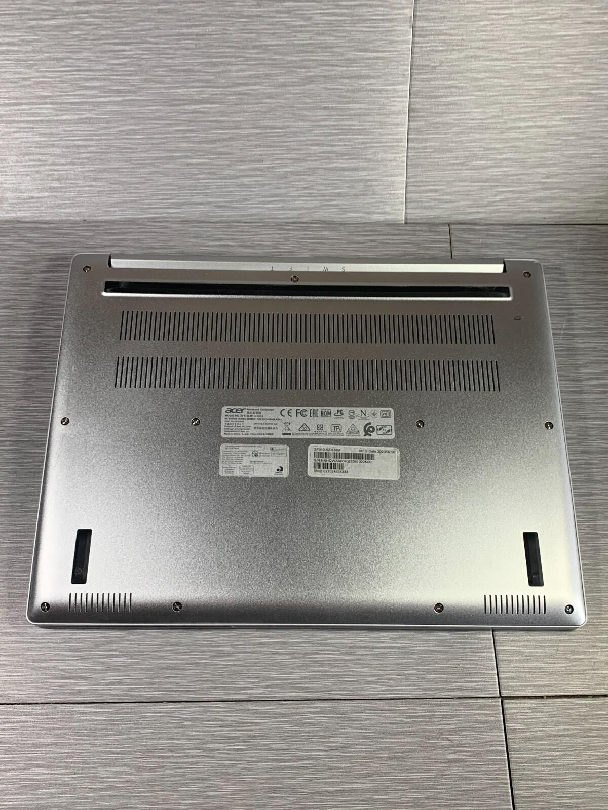Acer Swift 3 Silver Laptop- N19H3 13.5″ i5 10th Gen | For Parts