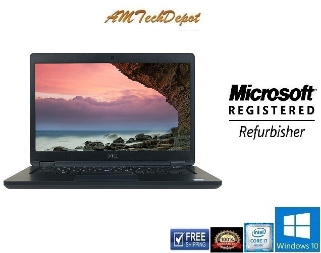 Dell Latitude 5490 Core i7-7600U 2.6GHz 16GB 512SSD Win10 Pro 64-BIT