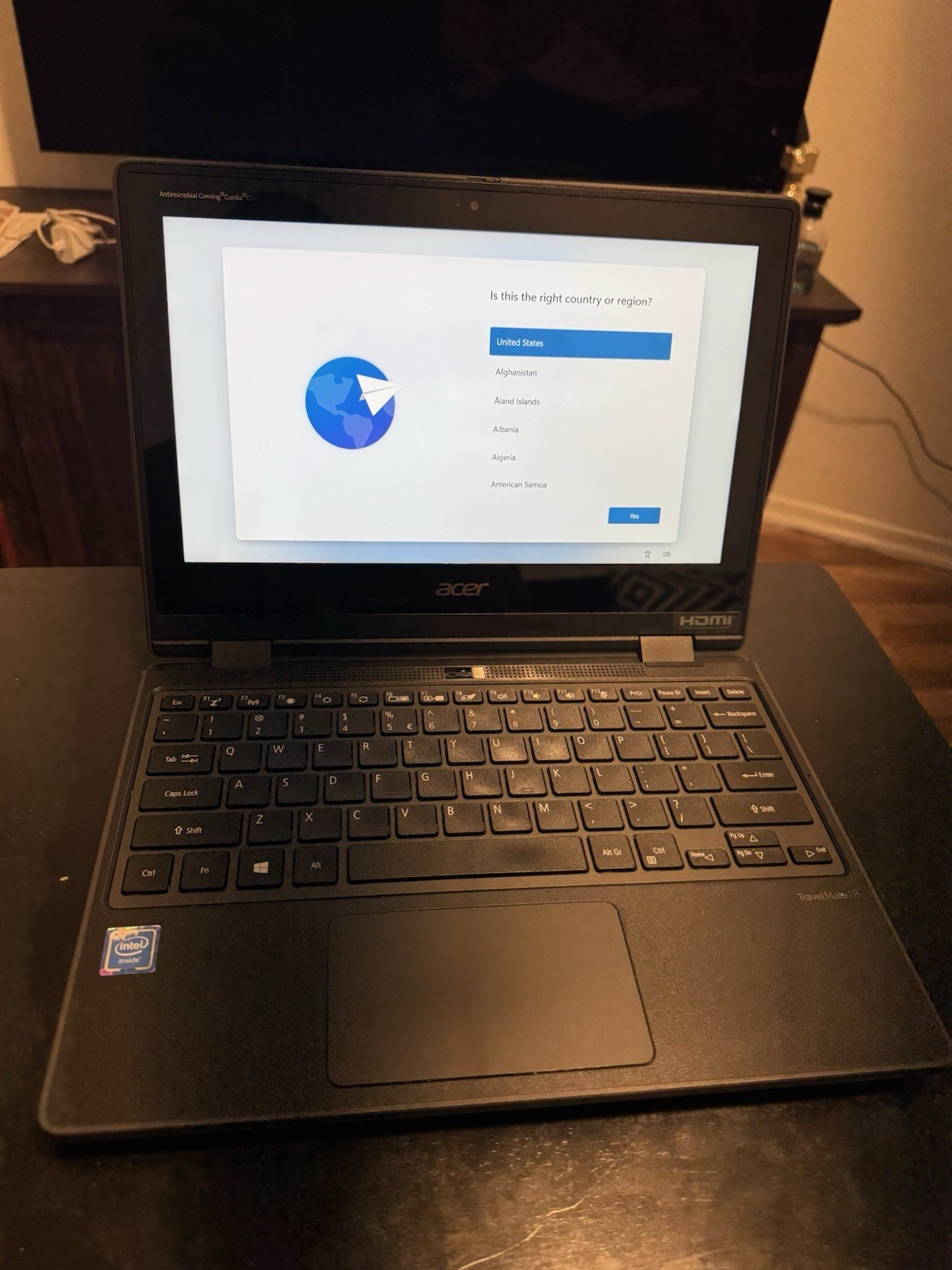 Acer TravelMate B 11.6″ Win 10 Intel Celeron 4GB 64GB eMMC Black Webcam