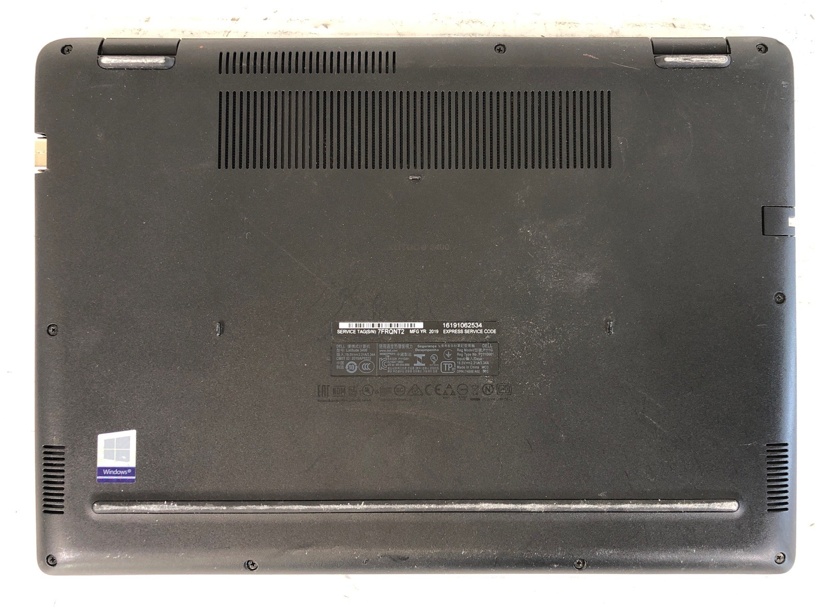 *READ* Dell Latitude 3400 Intel Core i5 8265U 1.6GHz NO RAM/SSD/OS – PARTS
