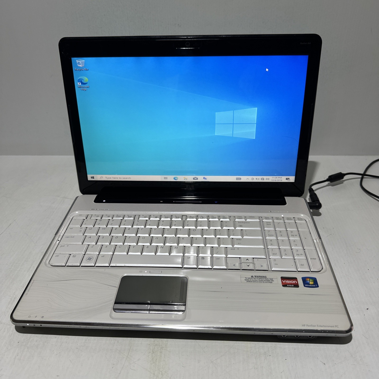Hp Pavilion DV6 15″ Laptop AMD Athlon II M300 4gb Ram 240gb SSD Windows 10 H