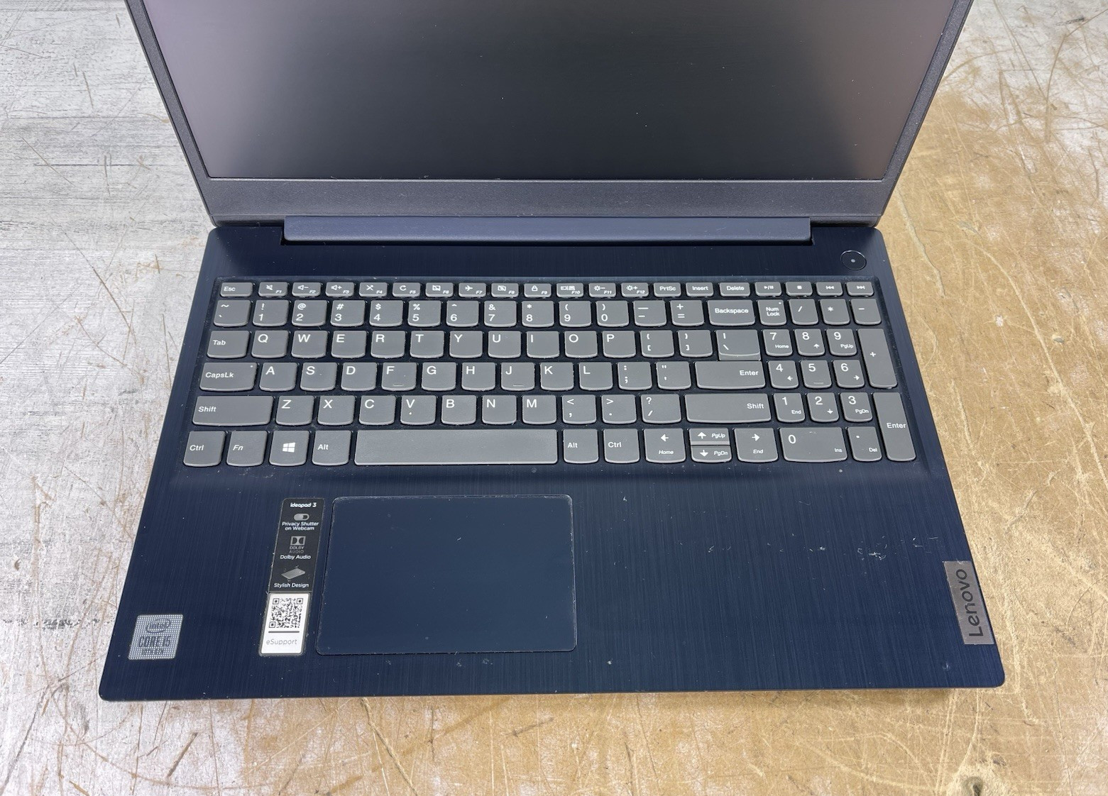 LENOVO IDEAPAD 3-15IML05 i5-10210U @ 1.60GHz, 8GB RAM, NO HDD/OS