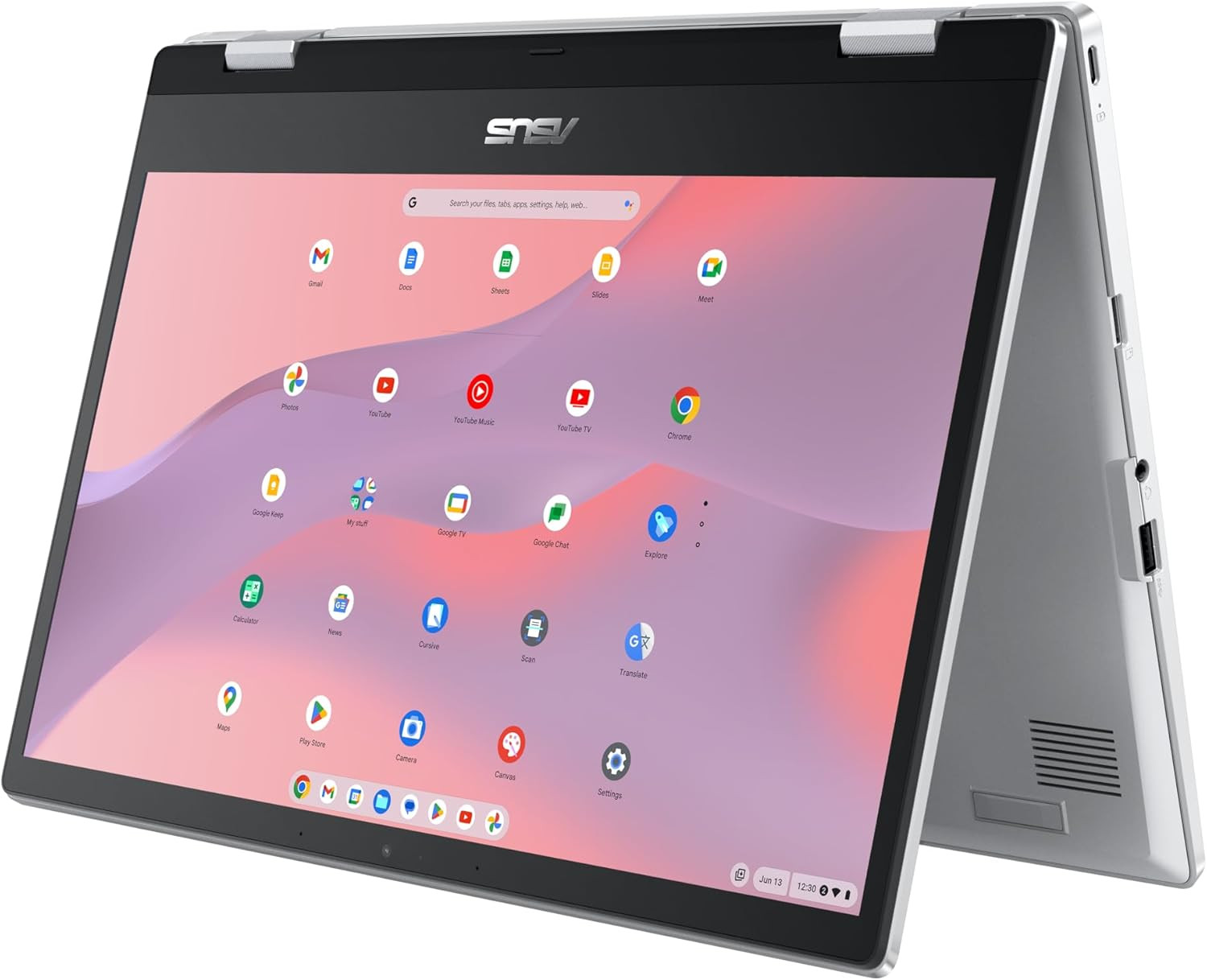 Chromebook Flip CX1 Convertible Laptop, 14″ FHD Nanoedge 360-Degree Touchscreen,