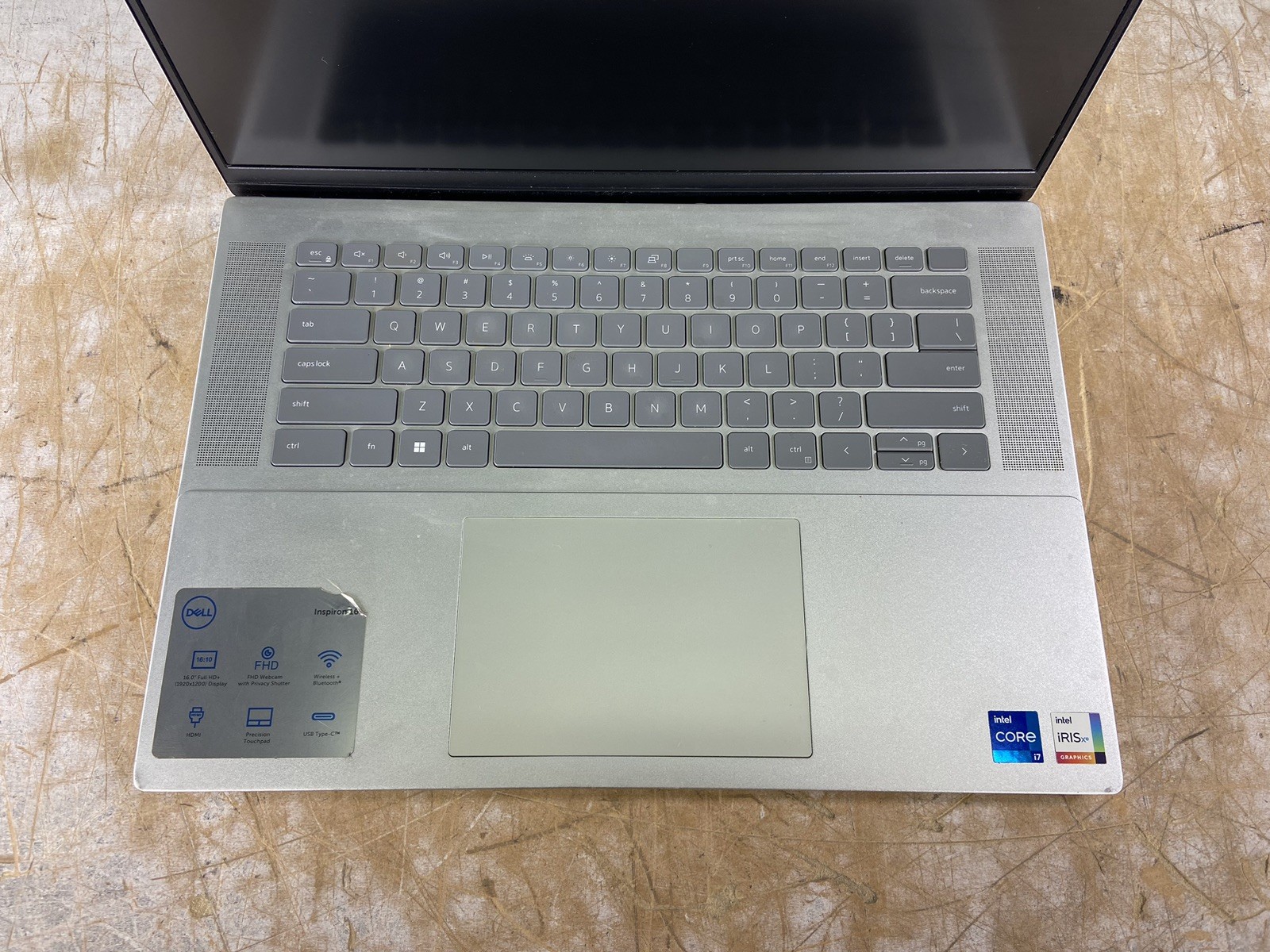 DELL INSPIRON 16 5620 i7-1255U @ 1.20GHz, 4GB RAM, NO HDD/OS – (FOR PARTS)