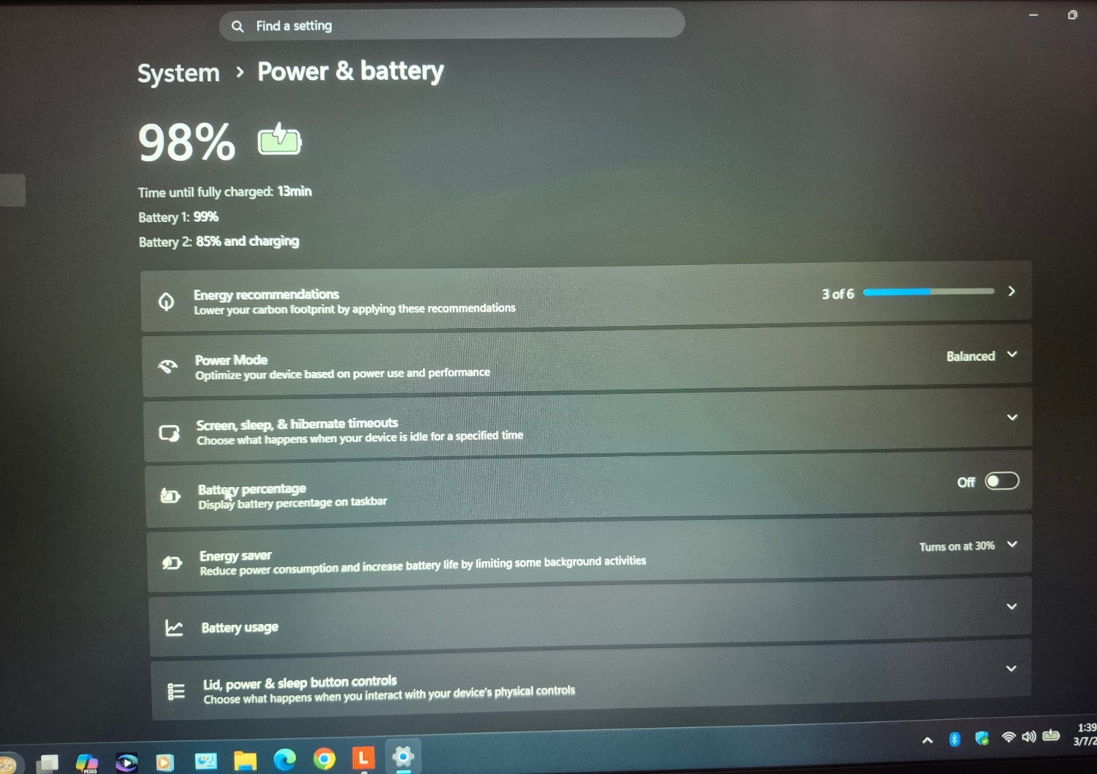 LENOVO THINKPAD T580 LAPTOP i5-8350U 16GB RAM 256GB SSD WIN 11+ OFFICE 2021