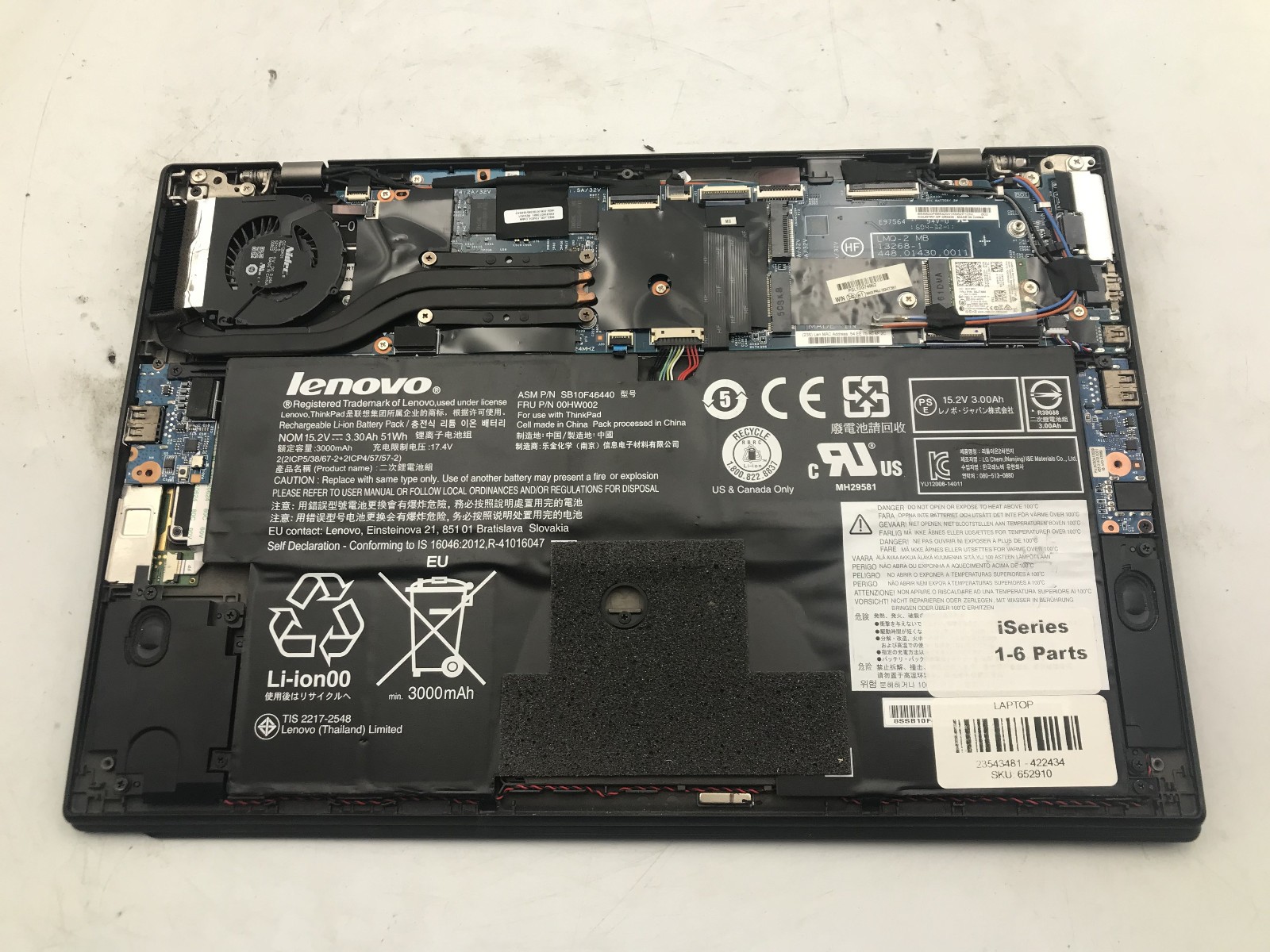 LENOVO THINKPAD X1 CARBON – BOOTS TO BIOS – INTEL I7 5600U – 8GB RAM – READ – BB