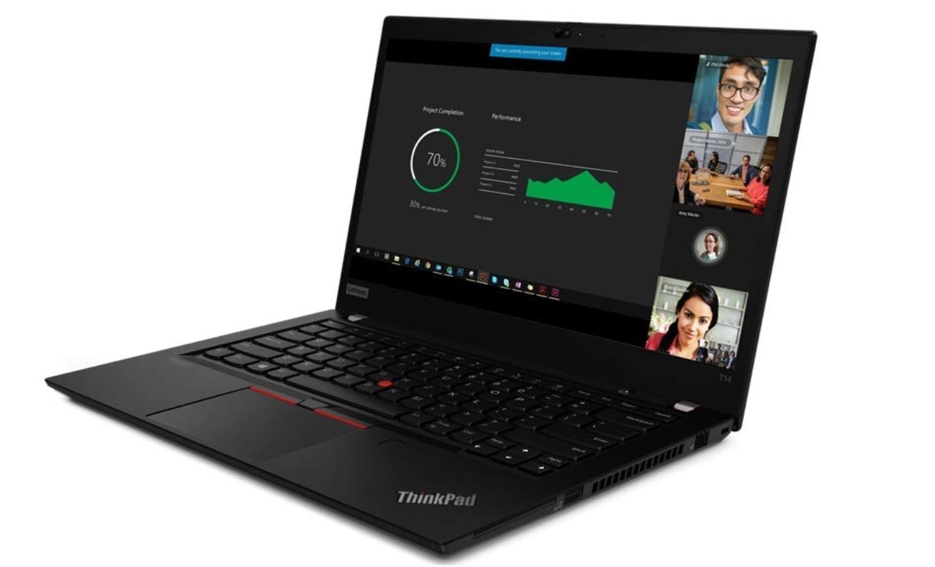 Lenovo ThinkPad T14 1st Gen 14″ (256 GB SSD, 16 GB RAM Intel Core i5 10th Gen